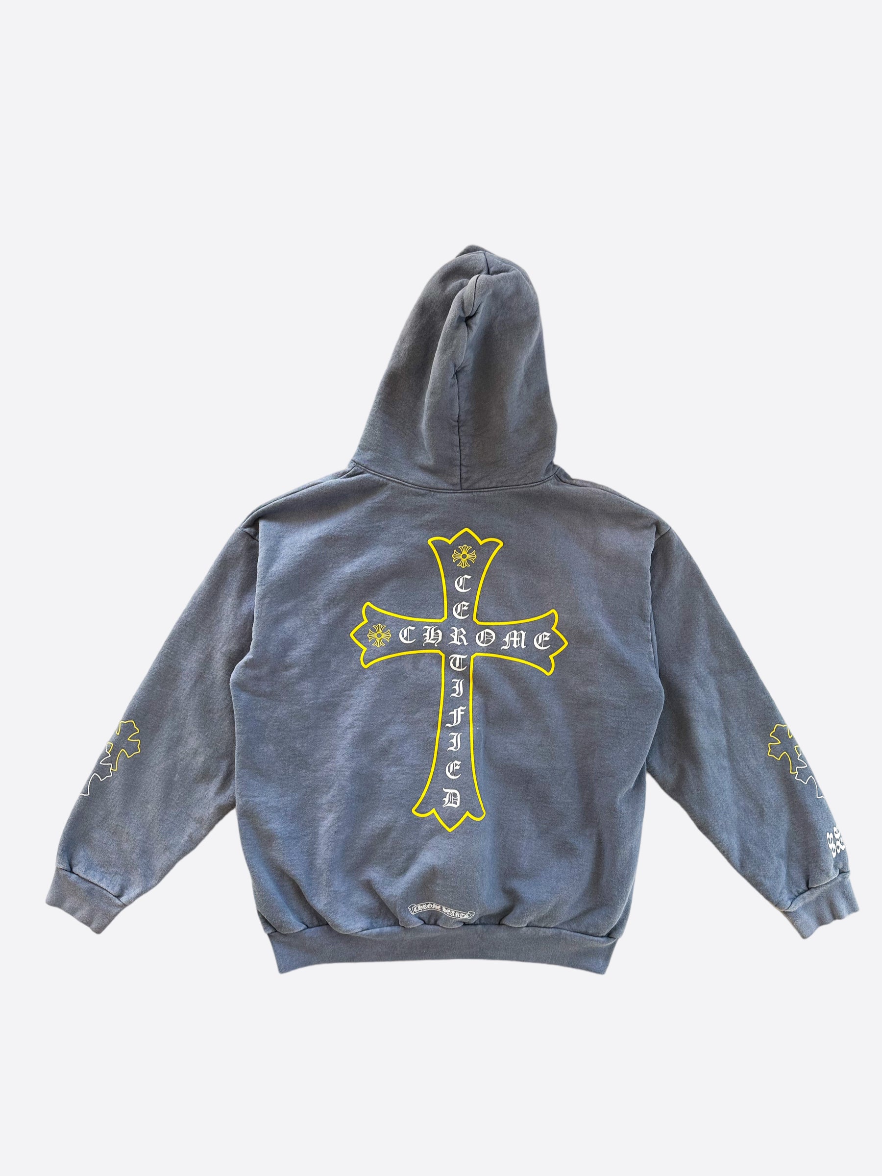 Chrome Hearts Drake Certified Chrome Blue Cross Hoodie - Stylish Streetwear for Men & Women | Perfect for Casual Wear, Outfits, and Urban Fashion