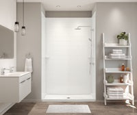 36 x 36 Swanstone Single Threshold Shower Pan - Durable & Slip-Resistant Bathroom Floor Base for Easy Installation | Perfect for Home Renovation & ADA Compliant Showers
