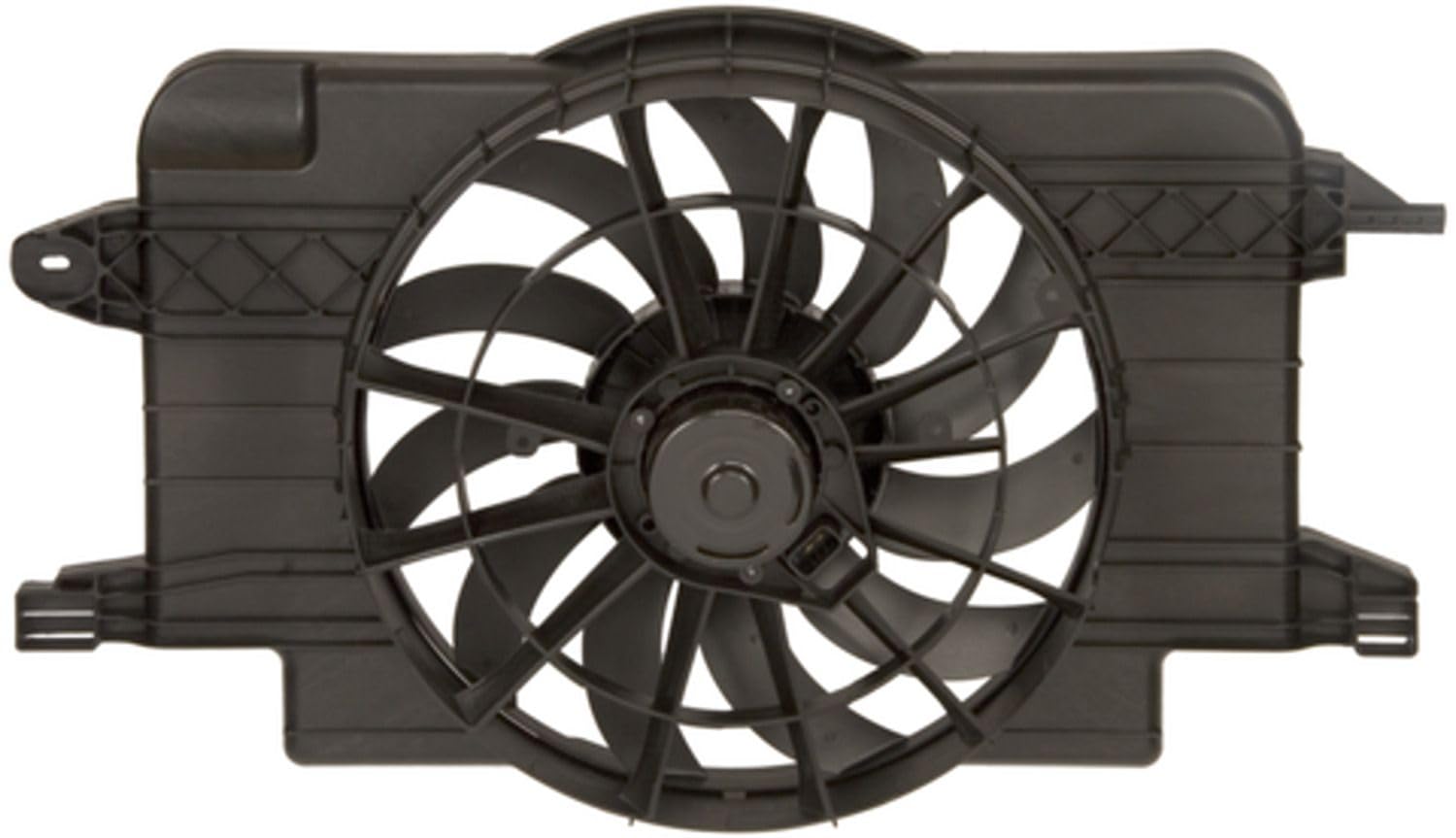 Four Seasons 75235 Cooling Fan Assembly - Black | Replacement Radiator Fan for Cars & Trucks | Perfect for Overheating Engine Repair & Summer Driving