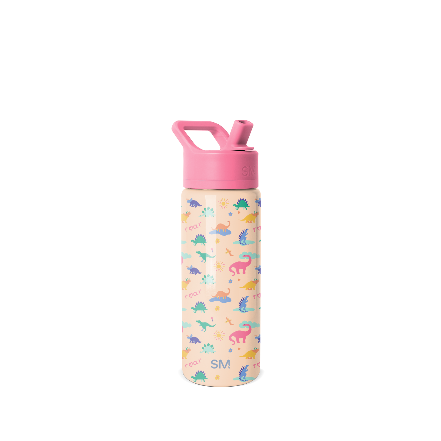 Summit Kids Water Bottle with Straw Lid - Leak Proof, BPA Free, Insulated Stainless Steel Bottle for School, Sports & Outdoor Activities