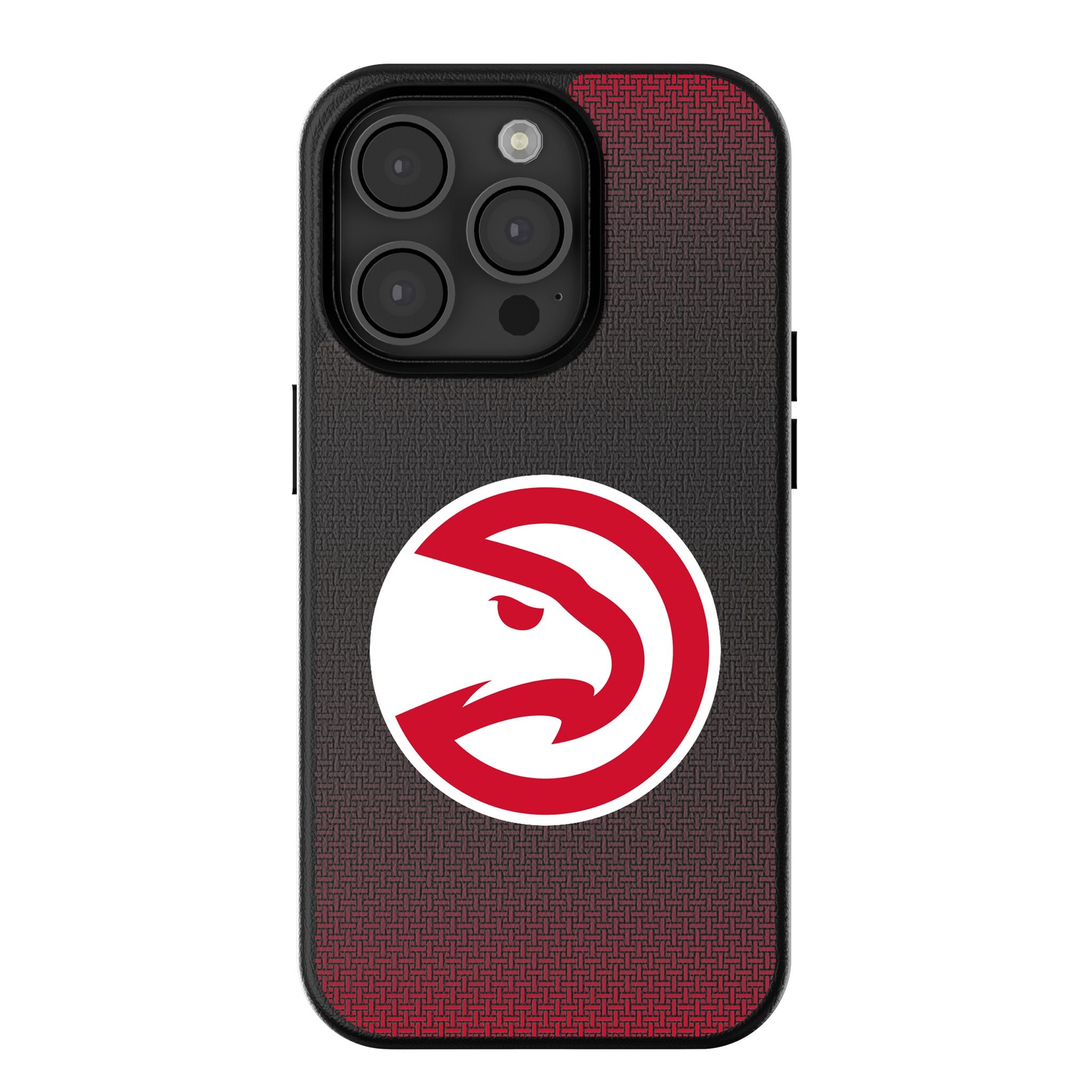 Atlanta Hawks MagSafe Compatible iPhone Case - Premium Linen Cover for iPhone 12/13/14/15 Pro Max - Perfect for Basketball Fans & Game Day Support