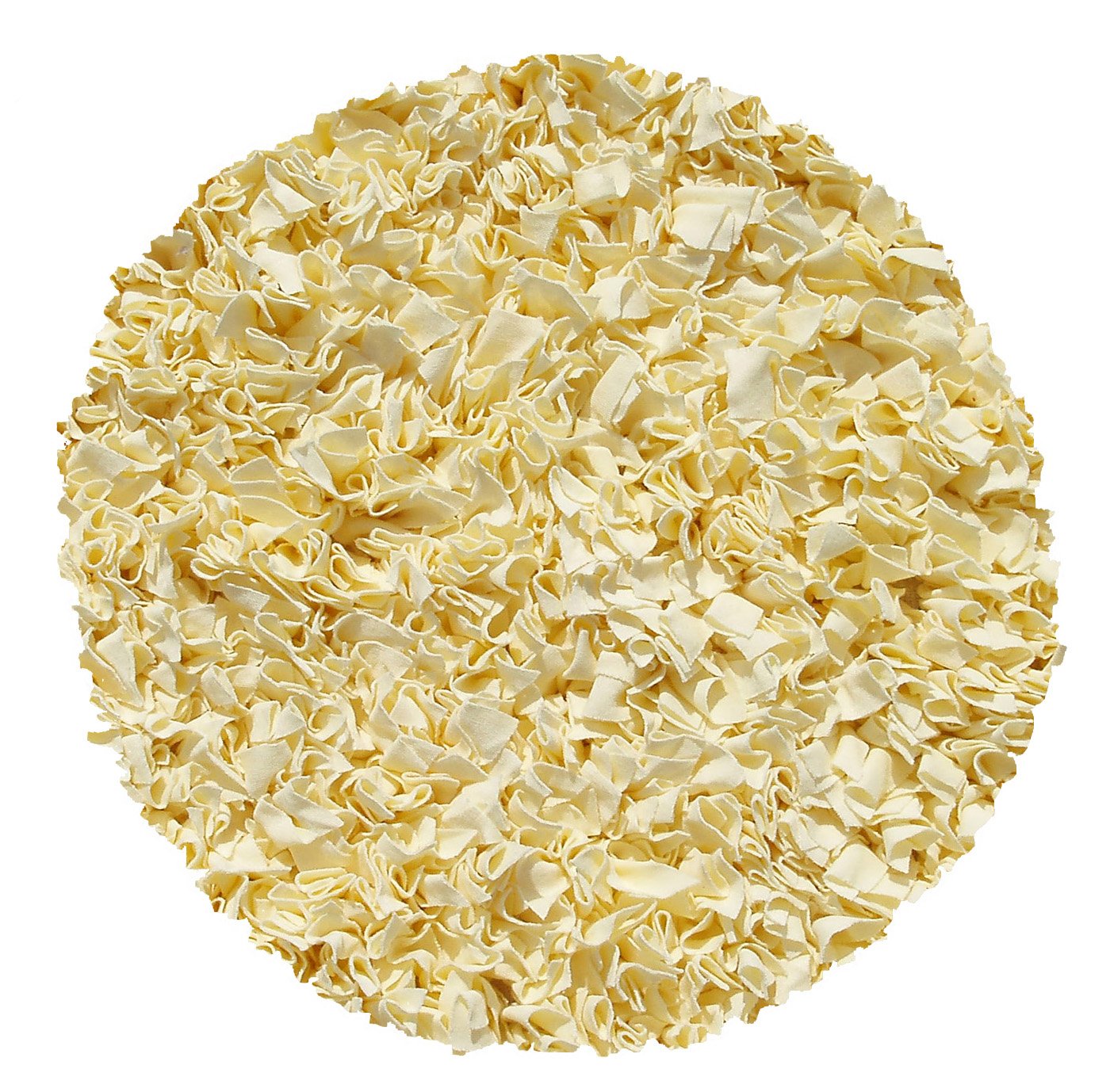 Soft Shaggy Yellow Area Rug 4'x4' - Plush & Cozy Floor Decor for Living Room, Bedroom, Nursery | The Rug Market