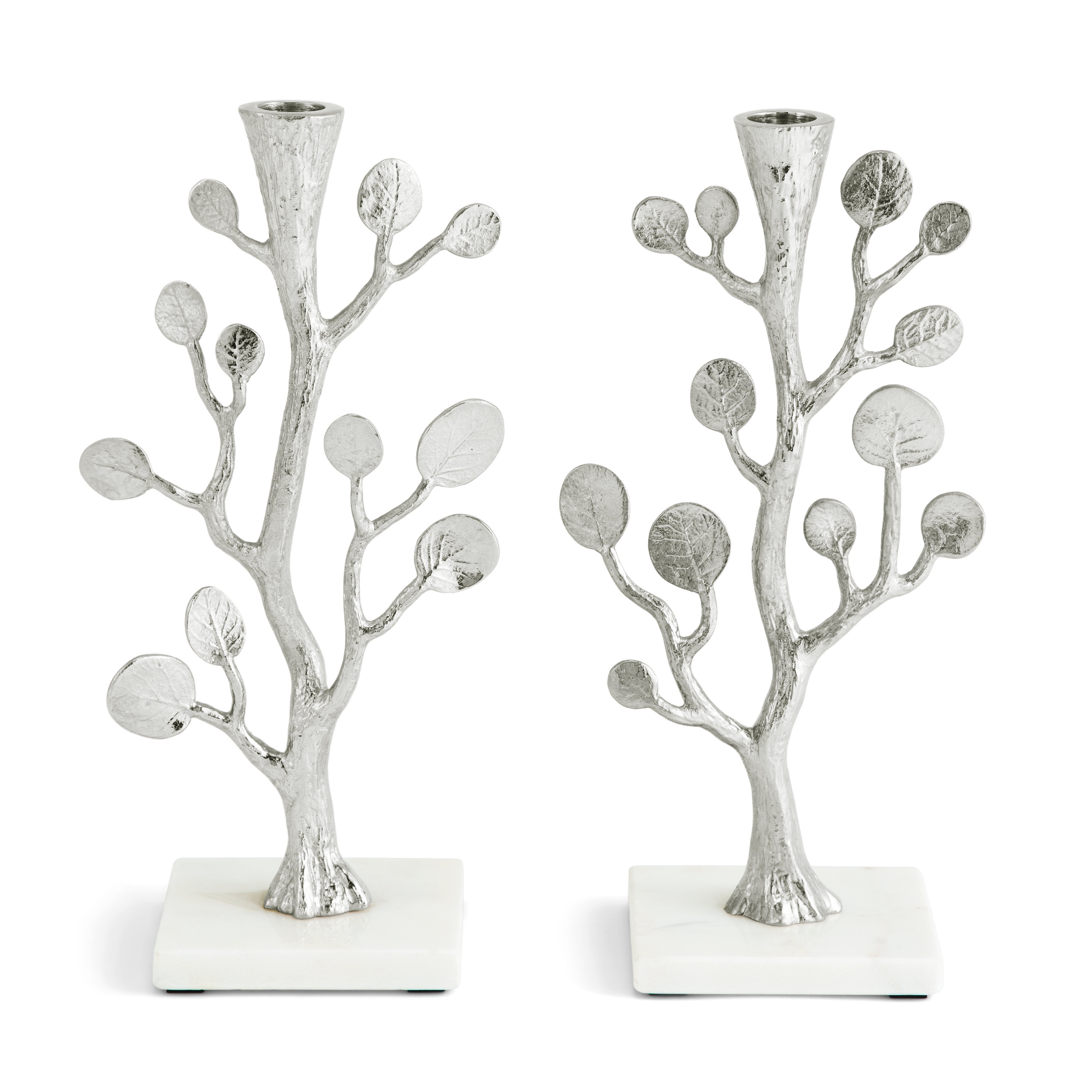 Elegant Botanical Leaf Candle Holders - Natural Home Decor for Wedding Centerpieces & Romantic Dinner Ambiance