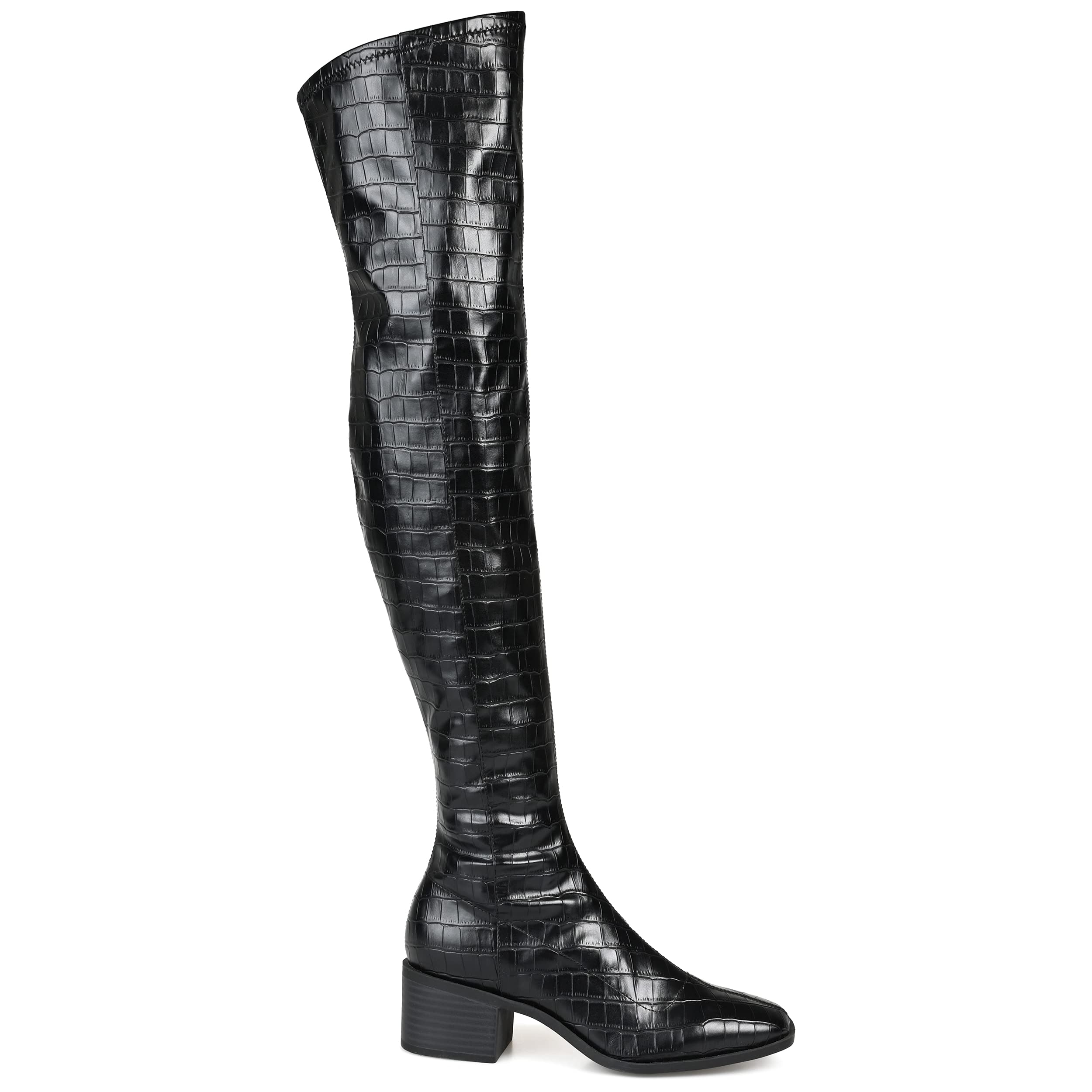Brinley Co. Women's Over The Knee Boots with Memory Foam - Comfortable Thigh High Boots for Winter, Fall & Casual Outfits | Perfect for Office, Party & Date Night