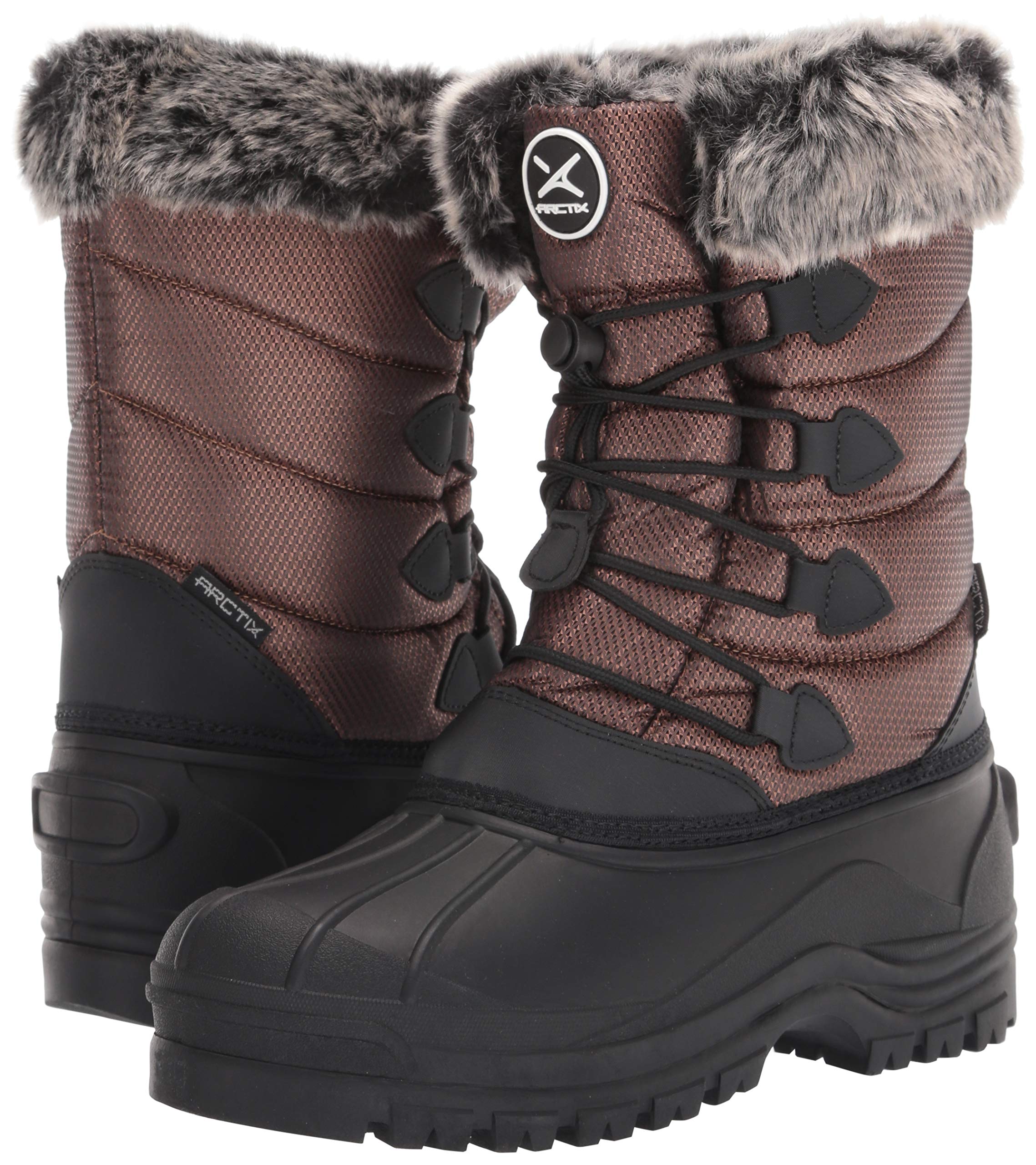 Arctix Women's Below Zero Winter Boots - Waterproof Insulated Snow Boots for Cold Weather, Hiking & Outdoor Activities
