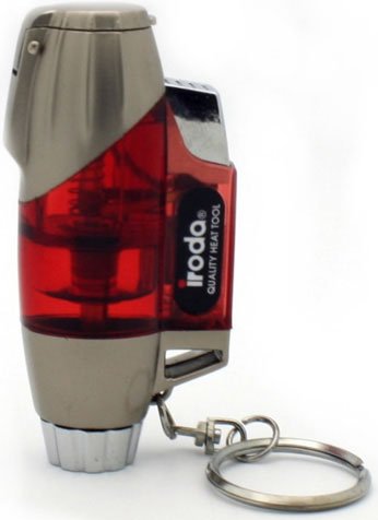Iroda MJ-280 Turbo-Lite Refillable Butane Lighter & Torch - Windproof, Adjustable Flame for Camping, BBQ, Soldering & Outdoor Adventures