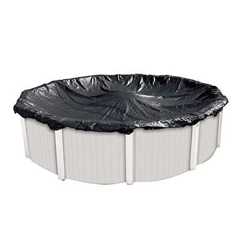 Harris 5-Year Durable Mesh Winter Pool Cover for 26' Round Above Ground Pools - Heavy Duty Protection Against Snow, Leaves & Debris - Perfect for Winter Storage & Seasonal Pool Protection