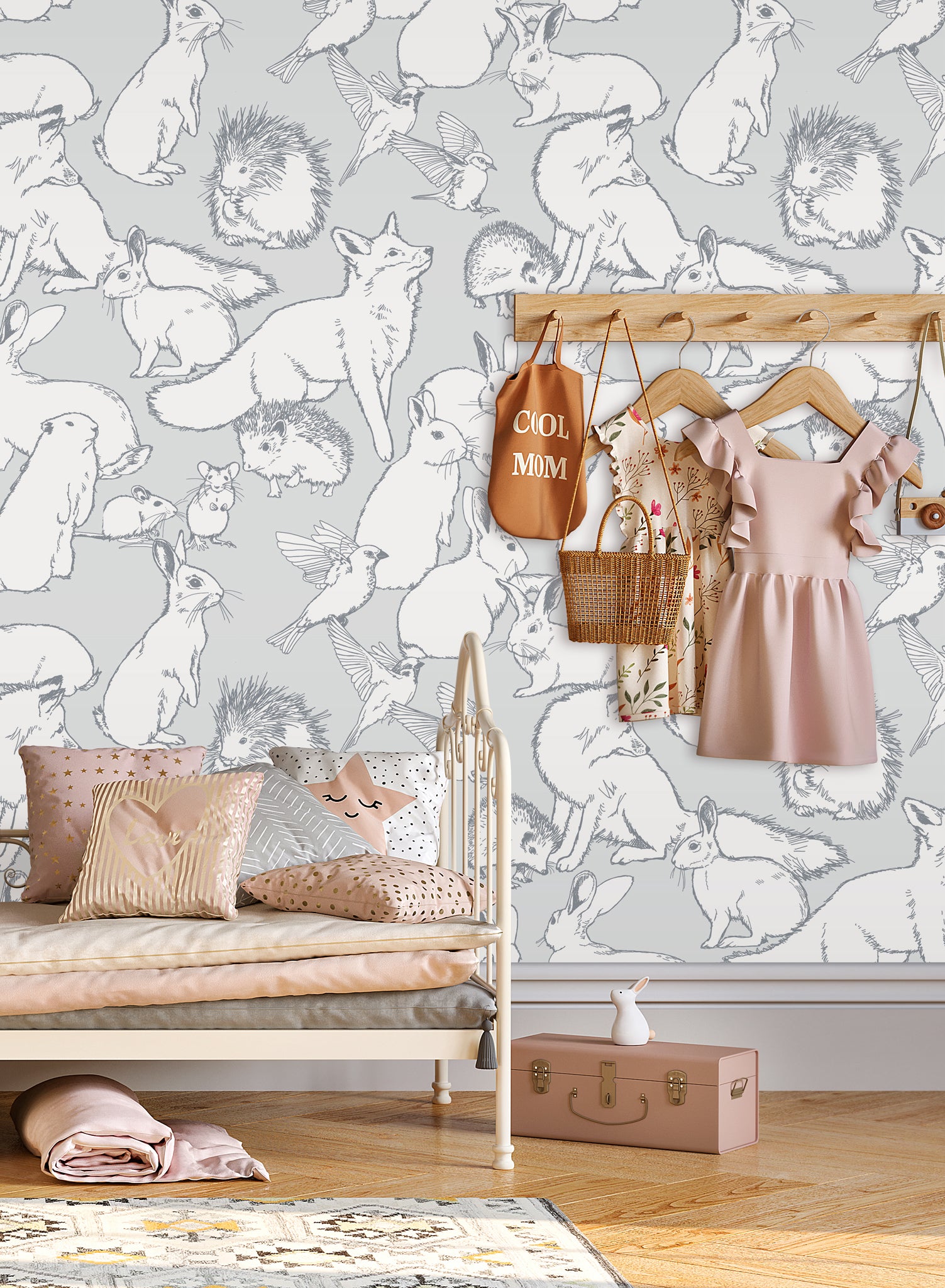 Hundred Acre Wood Wallpaper - High-Quality Peel and Stick Removable Wallpaper for Kids Room, Nursery, Playroom Decor - Perfect for Disney Winnie the Pooh Themed Bedrooms