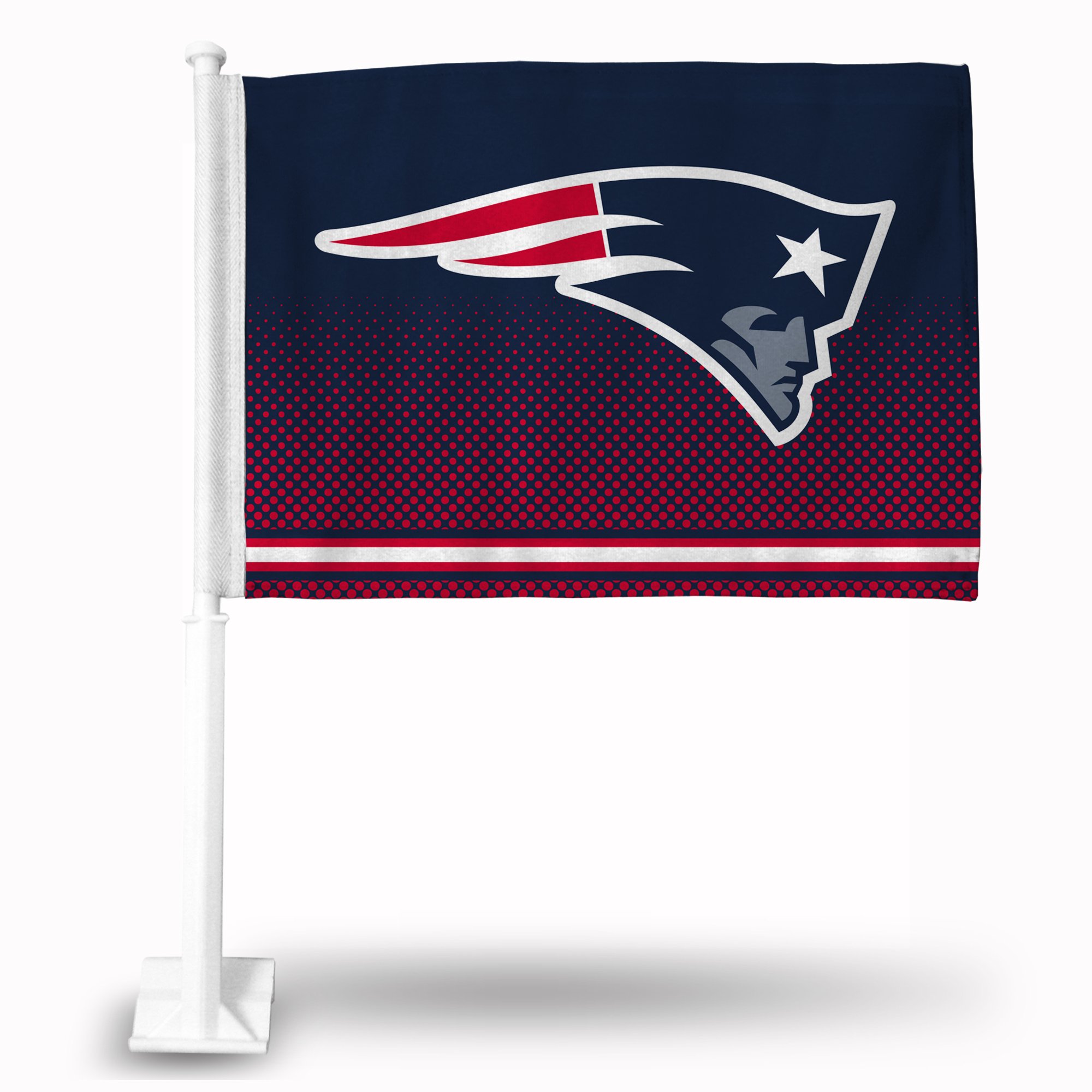 NFL Car Flag Double Sided - Officially Licensed Team Logo - Durable Polyester Car Accessory for Game Day Tailgating & Road Trips