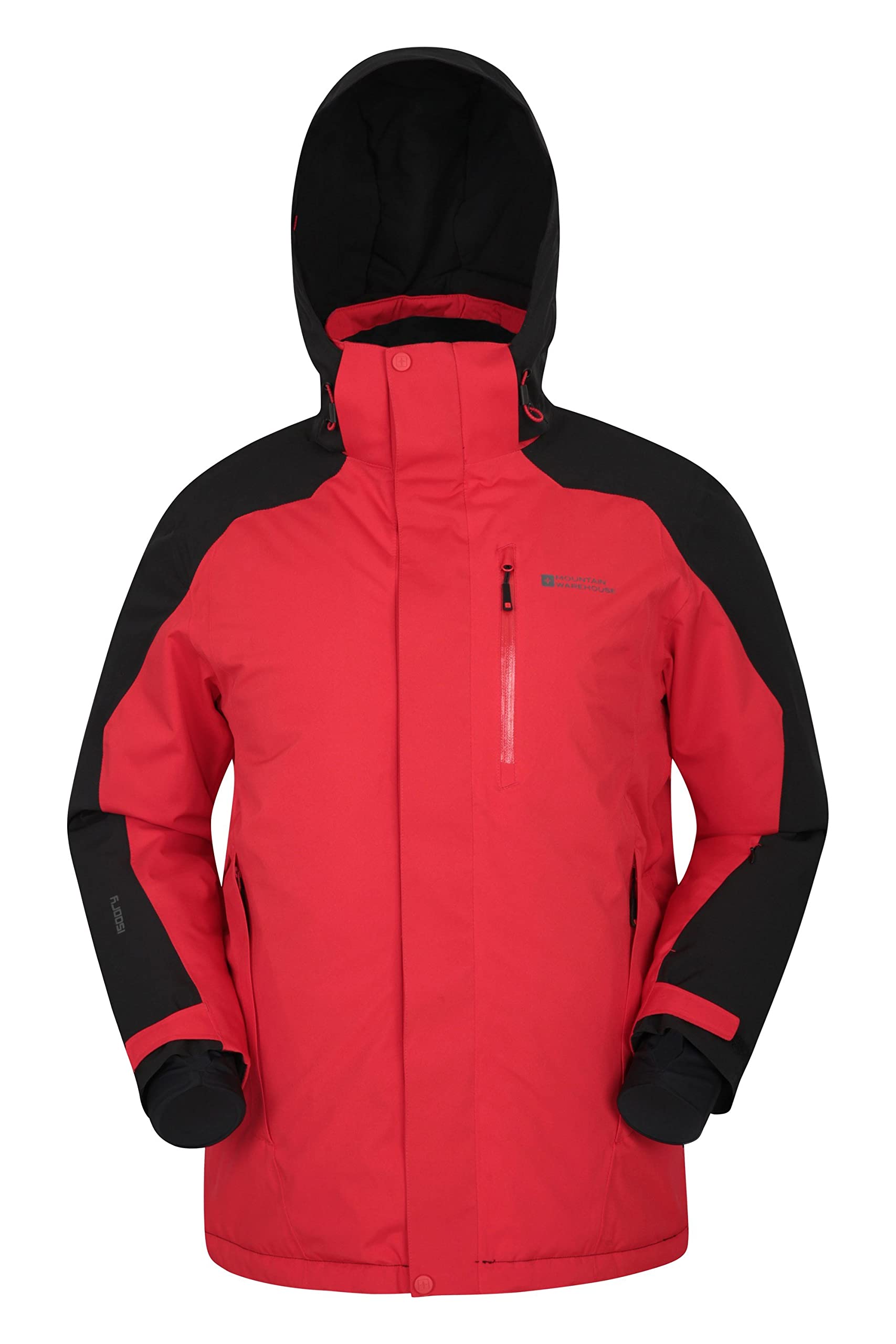 Mountain Warehouse Men's Extreme Ski Jacket - Waterproof Winter Ski Coat for Snowboarding & Cold Weather - Perfect for Skiing, Snowboarding & Outdoor Adventures