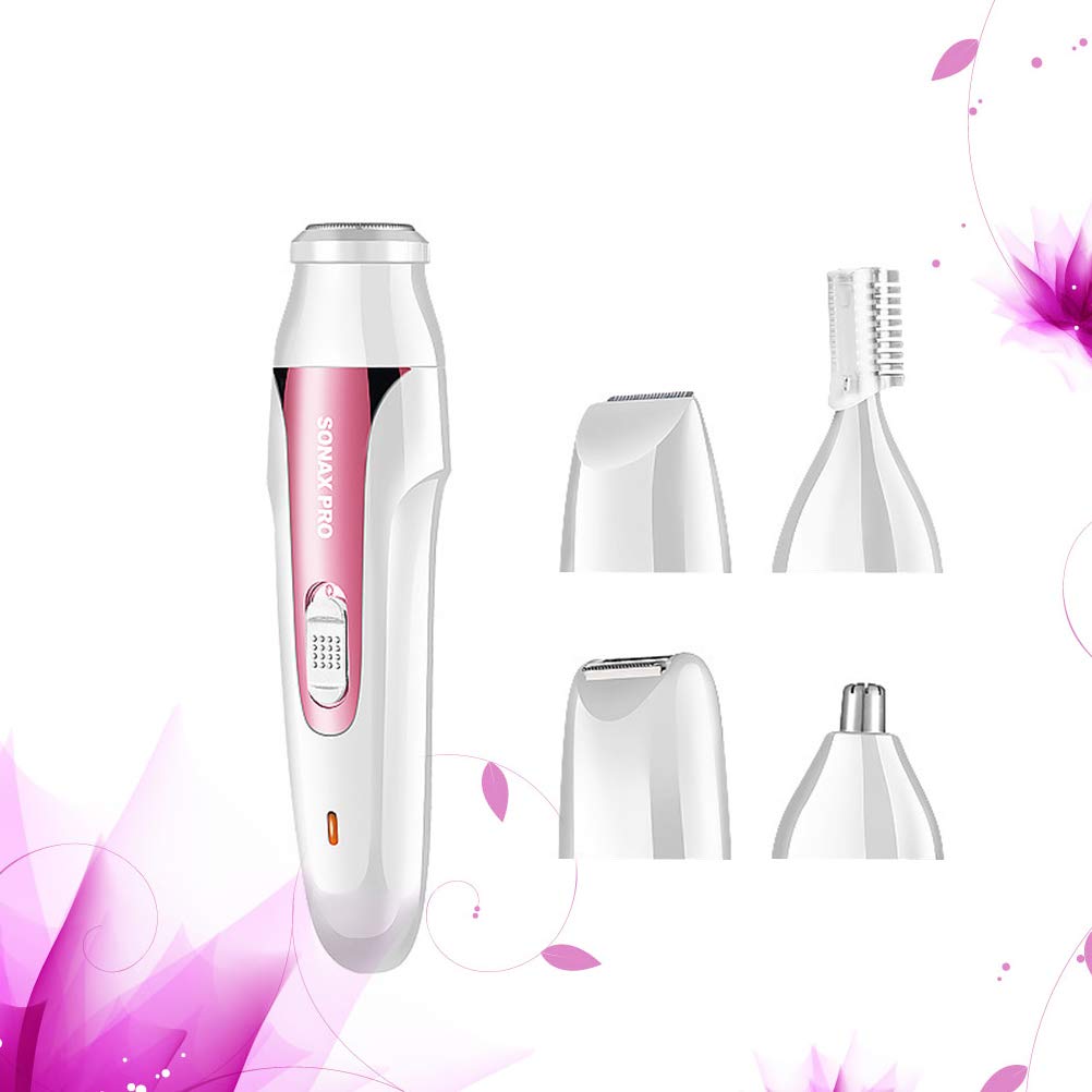 Electric Shaver for Women - Rechargeable Eyebrow & Facial Hair Remover, Multifunction Lady Shaver with Precision Trimmer for Smooth Skin - Perfect for Travel, Home & Salon Use