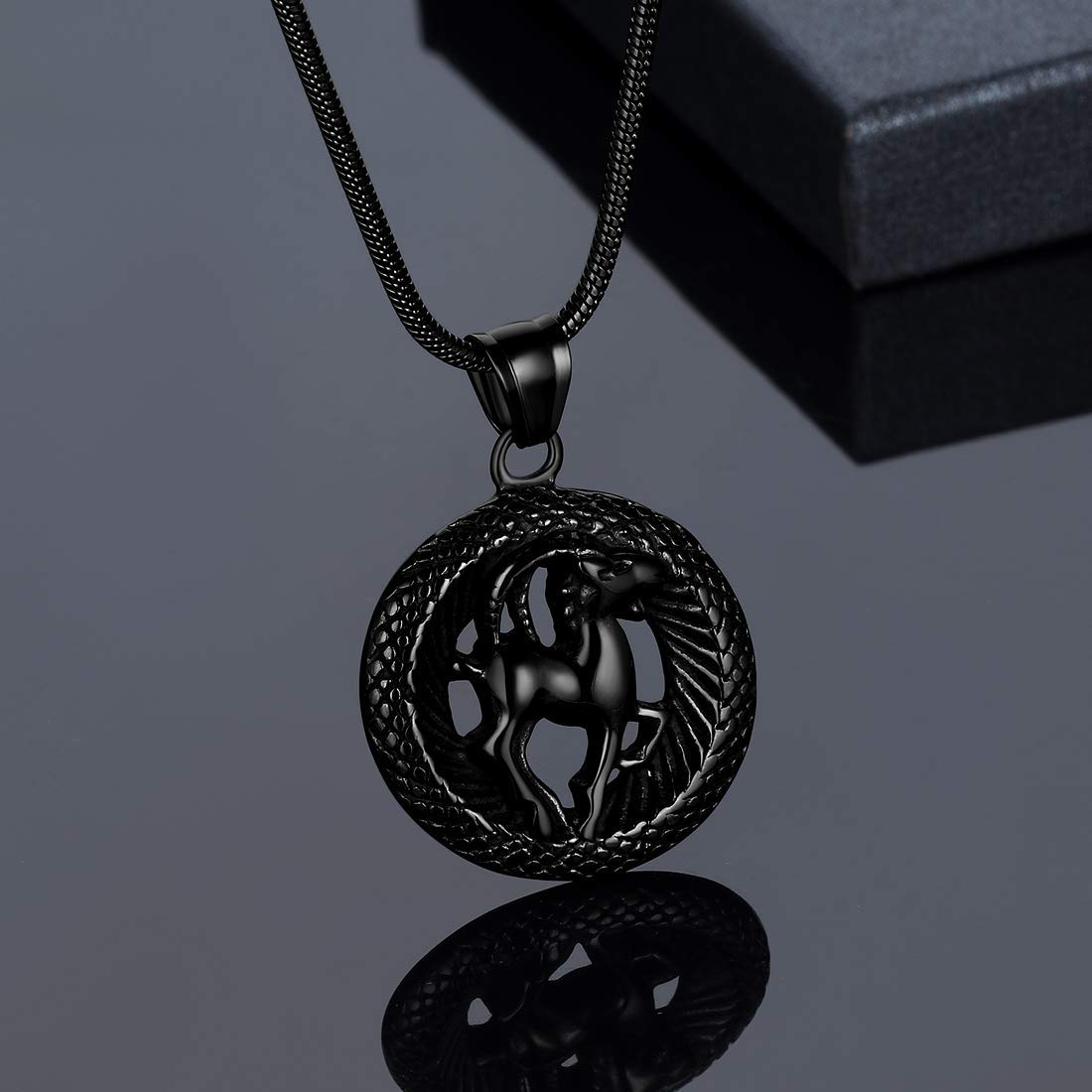 12 Zodiac Necklace 316L Stainless Steel Pendant - Birthday Gift for Men & Women