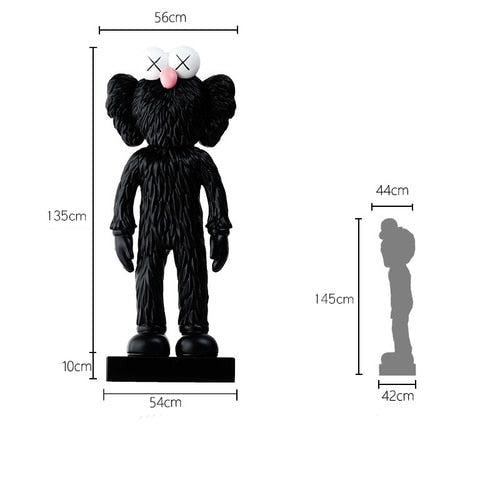 Black - 135cm