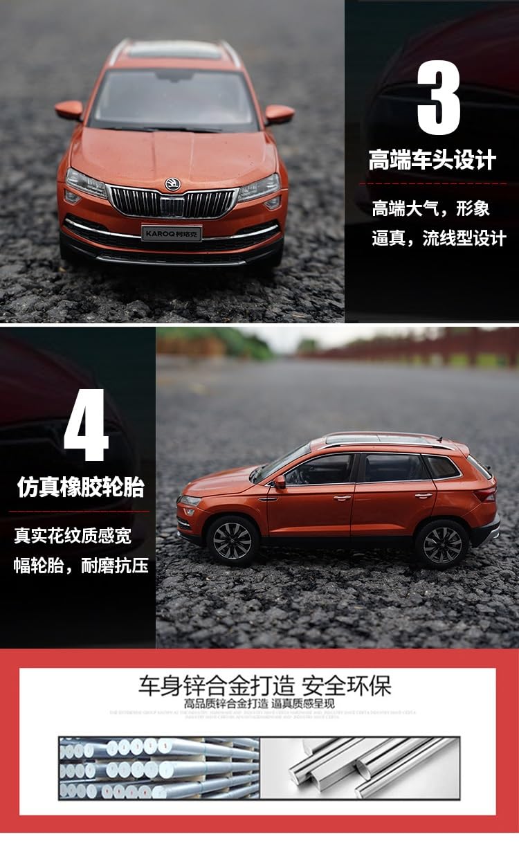 1:18 Alloy Car Model Large Size KAROQ with Steering Shock Absorber - Simulation Toy Car for Collection, Gift, Home & Office Decoration