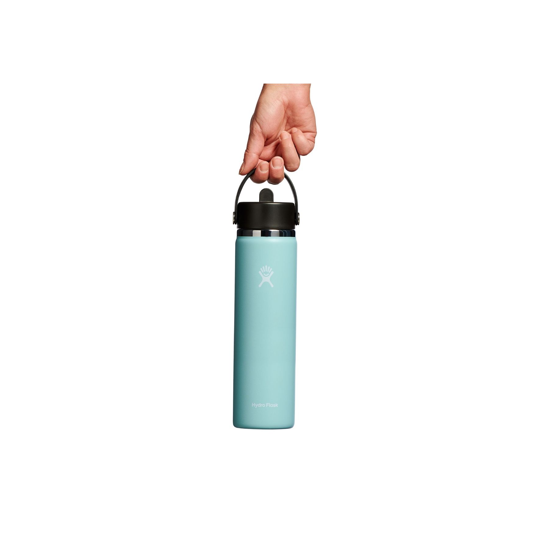 24 oz Wide Mouth Water Bottle with Flex Straw Lid - Leakproof & BPA Free - Ideal for Gym, Hiking & Everyday Hydration