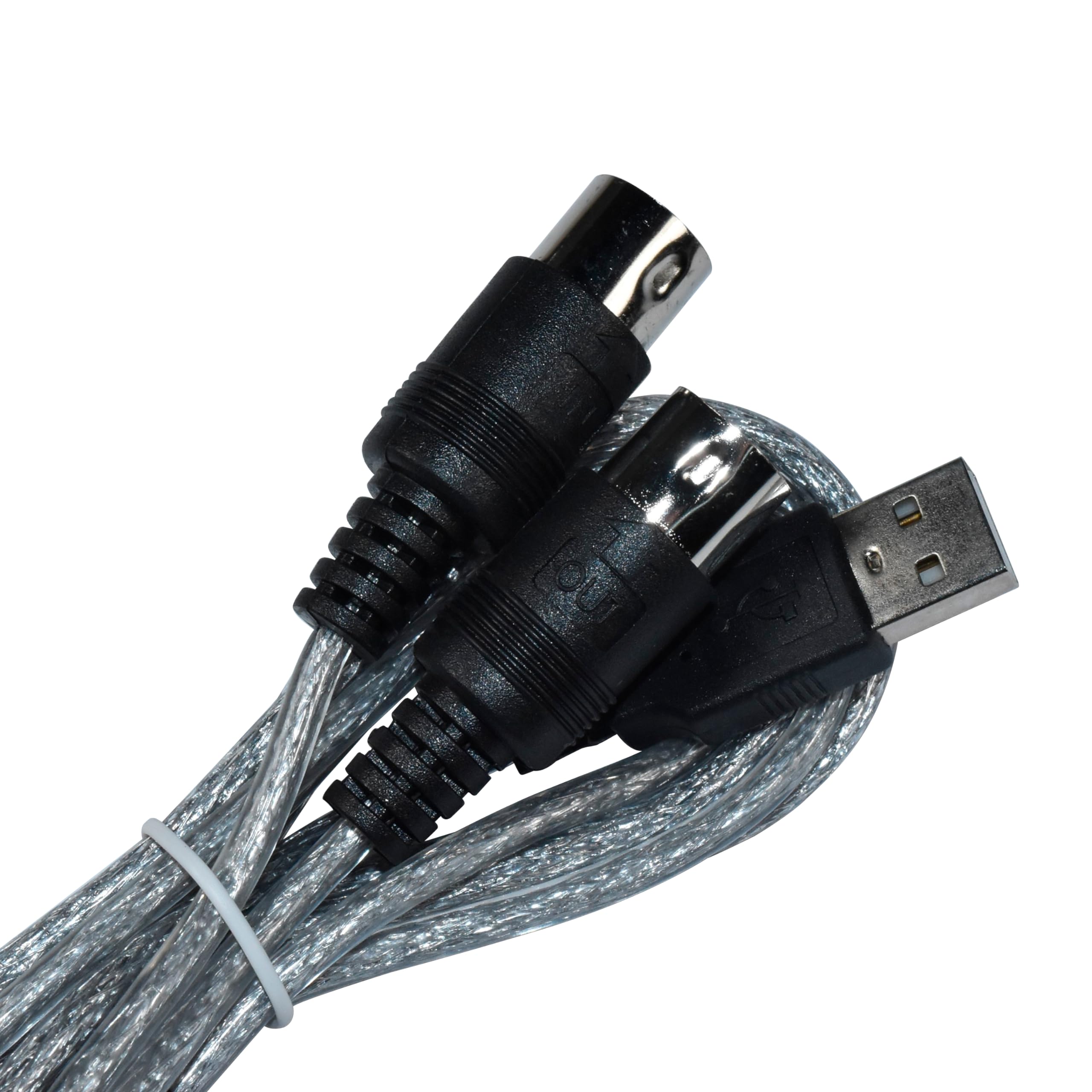 HQRP USB MIDI Cable for Alesis Q61 Keyboard - PC to Music Controller Adapter for Home Studio Recording