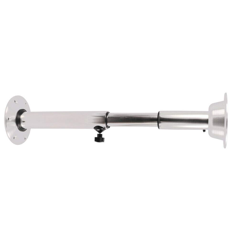 Adjustable Aluminum Table Pedestal Stand 28 Inch - Heavy Duty Marine Boat & RV Table Base for Boats, Caravans, Motorhomes - Perfect for Dining, Workspace & Outdoor Activities