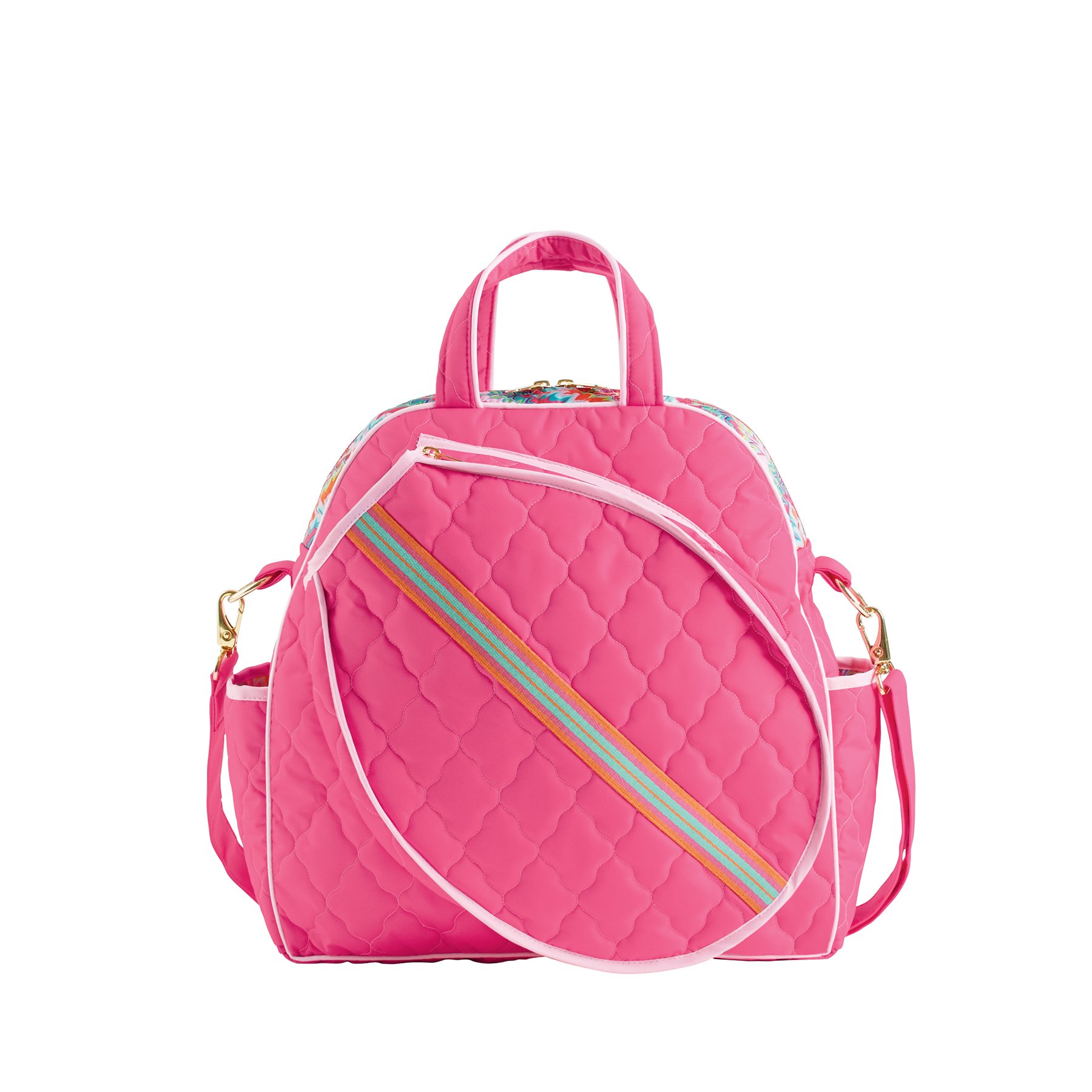 Cinda B. Tennis Tote II - Stylish Calypso Print Gym Bag for Women | Perfect for Tennis, Yoga & Beach | Durable One-Size Tote with Spacious Interior
