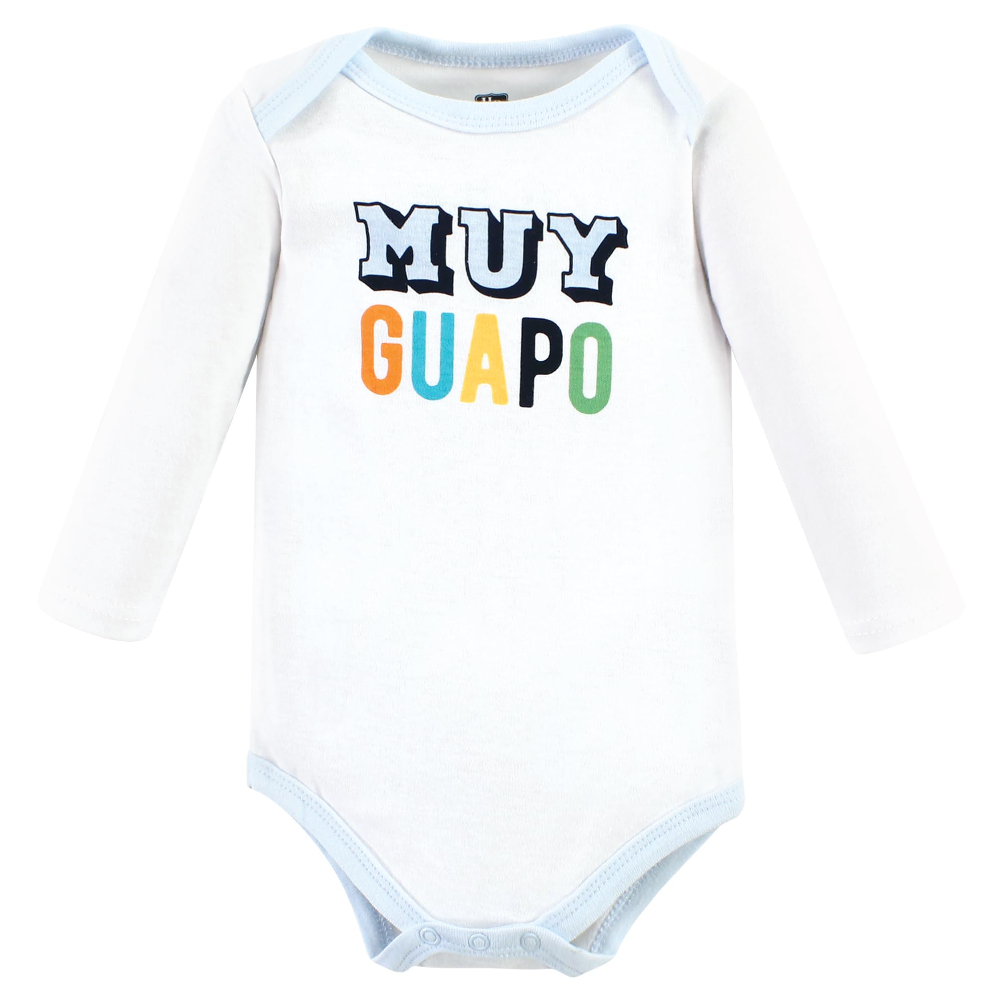 Hudson Baby Unisex Cotton Long-Sleeve Bodysuits 5-Pack - Hola Ladies Print - 6-9 Months - Soft & Comfortable for Everyday Wear, Playtime, and Baby Photos