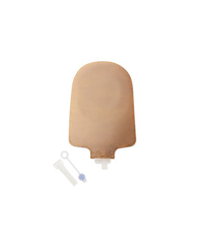 Hollister Premier 1 Piece Urostomy Pouch with Flat Flextend Barrier - 10 per Box, 32mm (1 1/4 Inch), Beige, 23cm (9 Inch) - Ideal for Post-Surgery Care & Daily Comfort