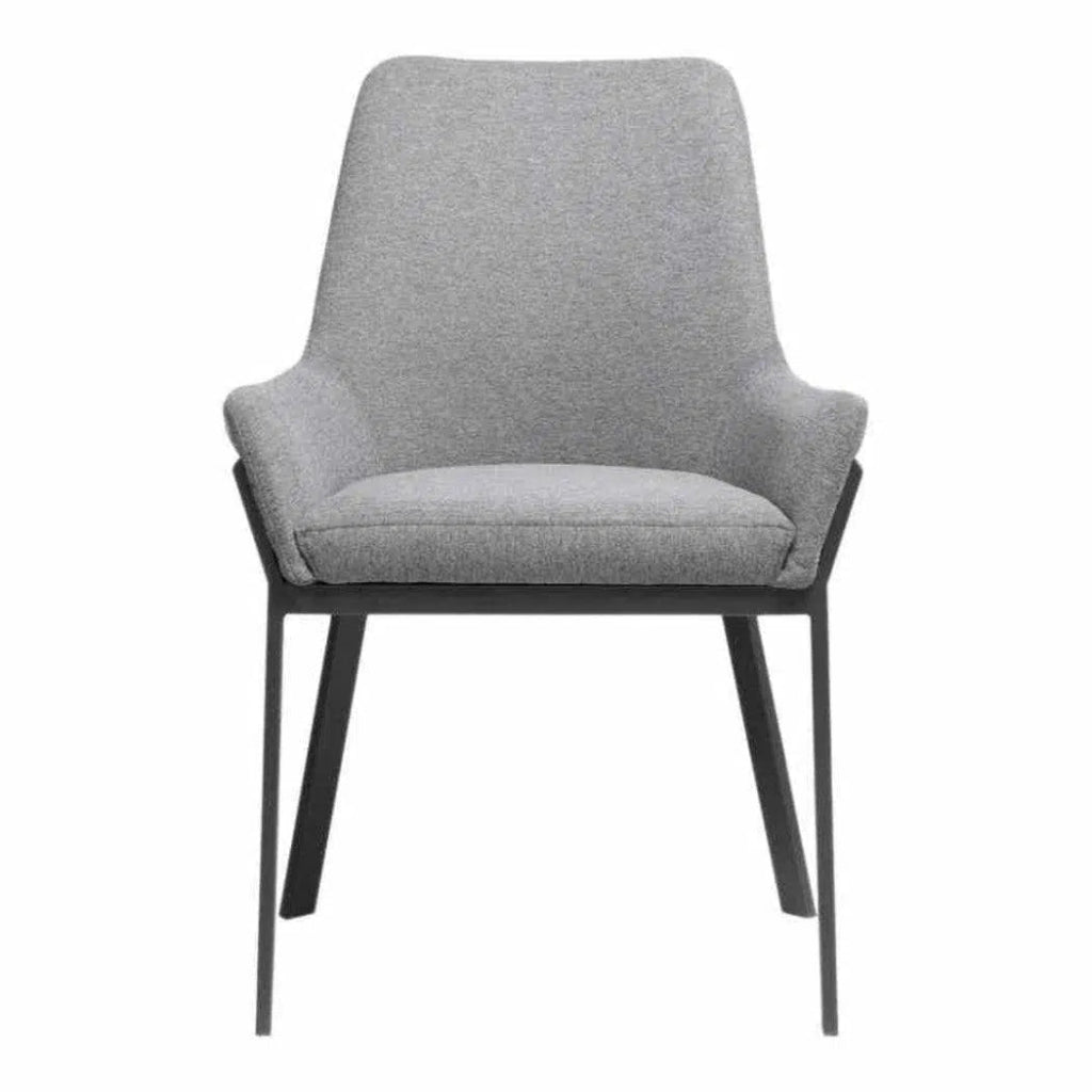 22 Inch Modern Grey Dining Chair Set of 4 - Contemporary Kitchen & Dining Room Furniture for Home & Restaurant Use