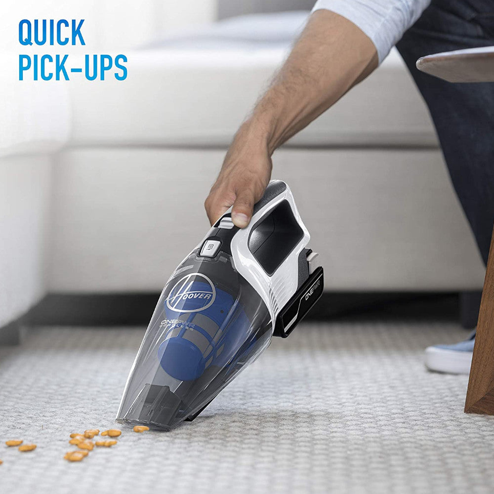 HOOVER ONEPWR BH57005 Cordless Handheld Vacuum Cleaner - Lightweight, Powerful Suction for Quick Cleanups | Perfect for Cars, Stairs & Pet Hair | Factory Serviced with Home Essentials Warranty