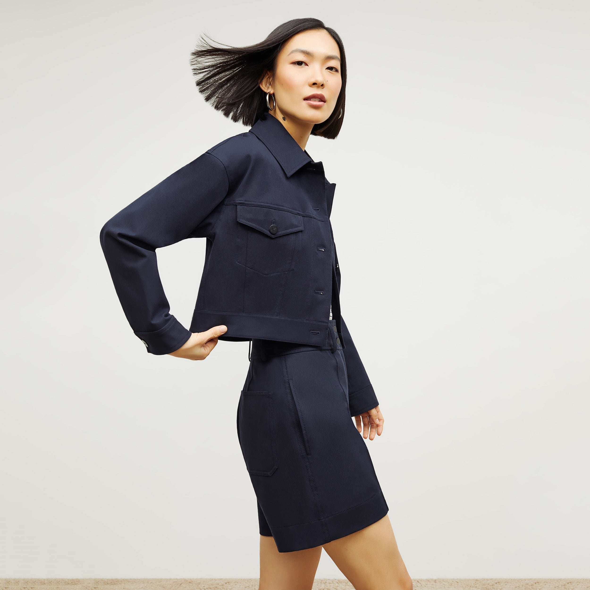 Caitlin Short - Better Than Denim :: Ink - Perfect for Casual Wear, Outdoor Activities & Everyday Comfort