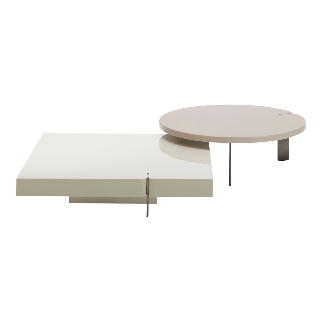 Modern Butter Slim Top Coffee Table - Minimalist Design for Living Room, Office & Lounge - Perfect for Small Spaces & Home Decor