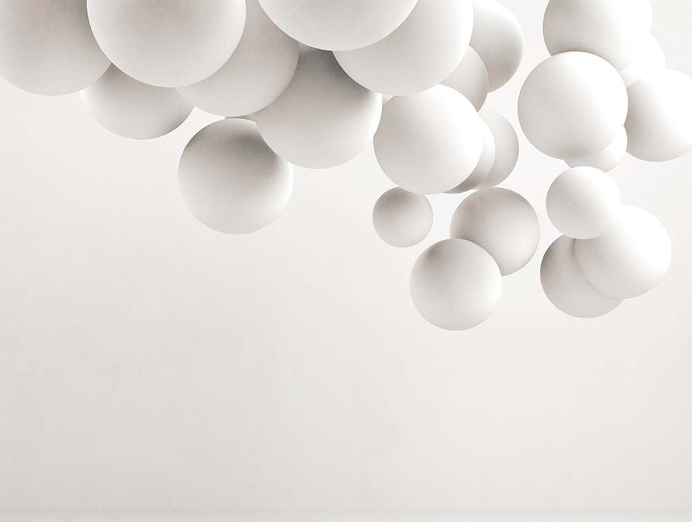 Floating Balls for Wall Decor - Modern Home & Office Decoration - Perfect for Living Room, Bedroom, and Workspace