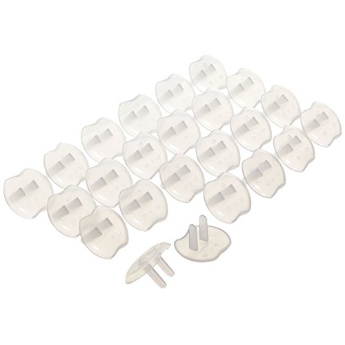 Dreambaby Safety Outlet Plugs (24-Pack) - Childproof Electrical Socket Covers for Baby Proofing & Home Safety