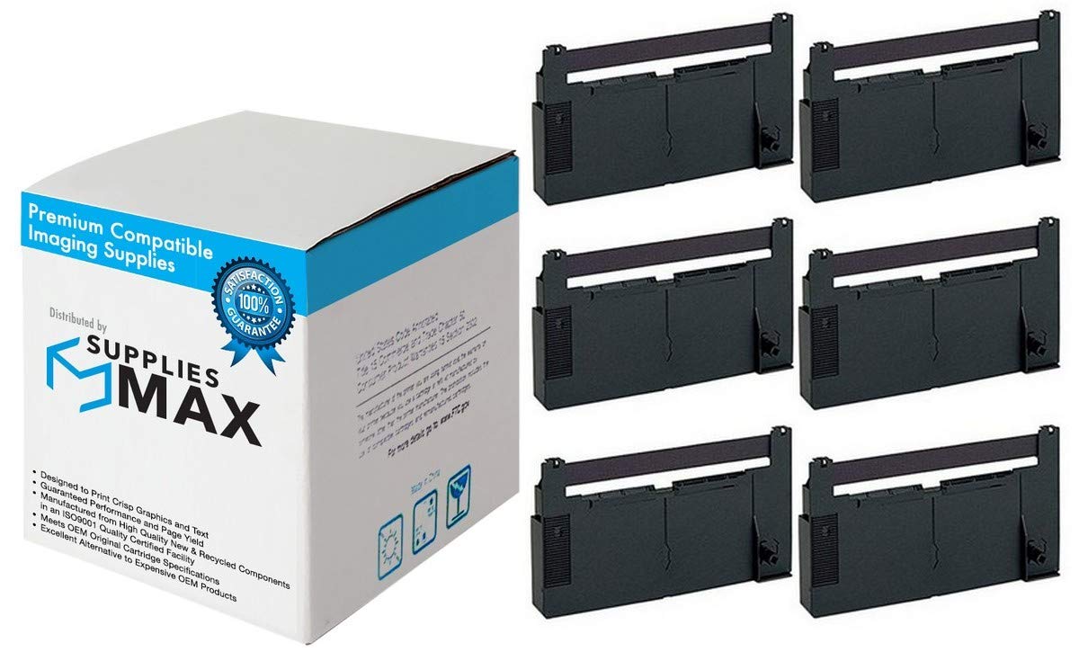 Compatible Replacement for Capital Imaging CIM5552-US Purple P.O.S. Printer Ribbons (6 Pack) - ERC-18P Alternative - Ideal for Retail Stores, Restaurants & Office Use