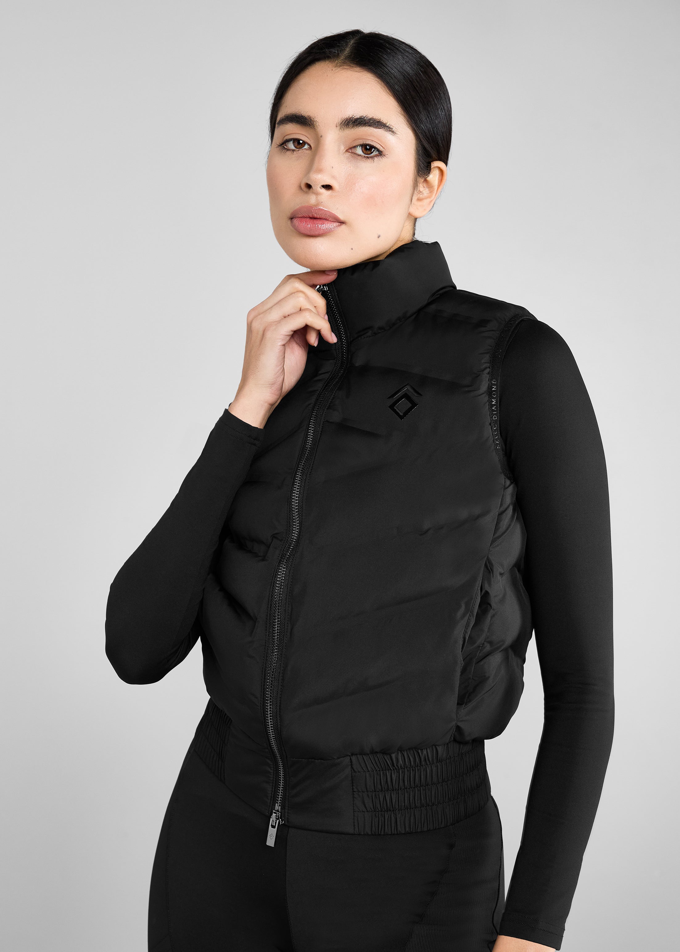 Black Lightweight Gilet Vest for Men & Women - Breathable Outdoor Running Cycling Hiking - Packable Travel Essentials