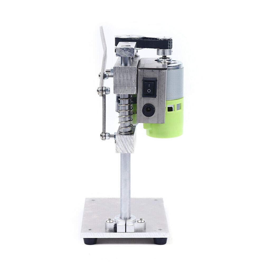 2-Speed Mini Drill Press - Compact & Portable Electric Bench Top Drill for Wood, Metal, Plastic - Perfect for Jewelry Making, Hobby Projects & DIY Crafts
