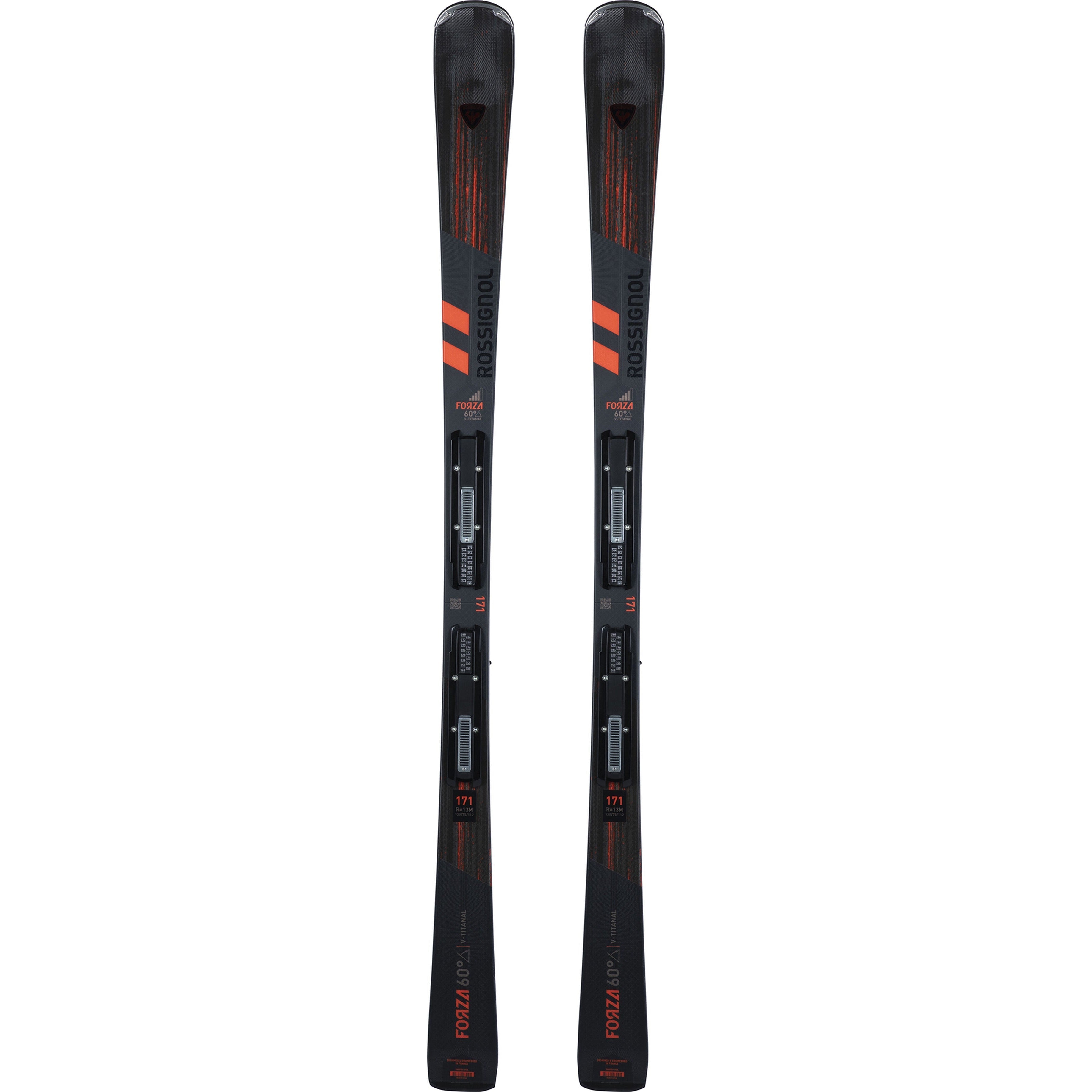 Rossignol FORZA 60° V TI Skis with K SPX12 Bindings 2025 - High-Performance All-Mountain Skis for Powder, Groomers & Freeride