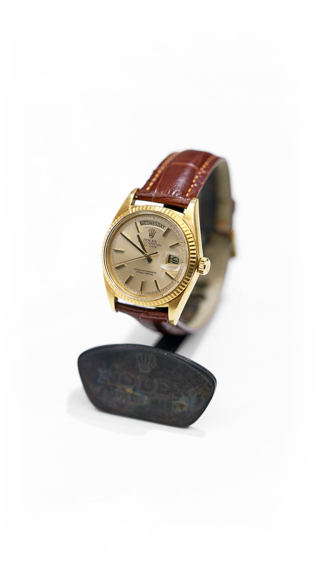 Vintage Rolex 1803 Men's 18K Gold Watch - Luxury Automatic Datejust Timepiece for Collectors & Special Occasions | Perfect for Weddings, Gifts & Investment