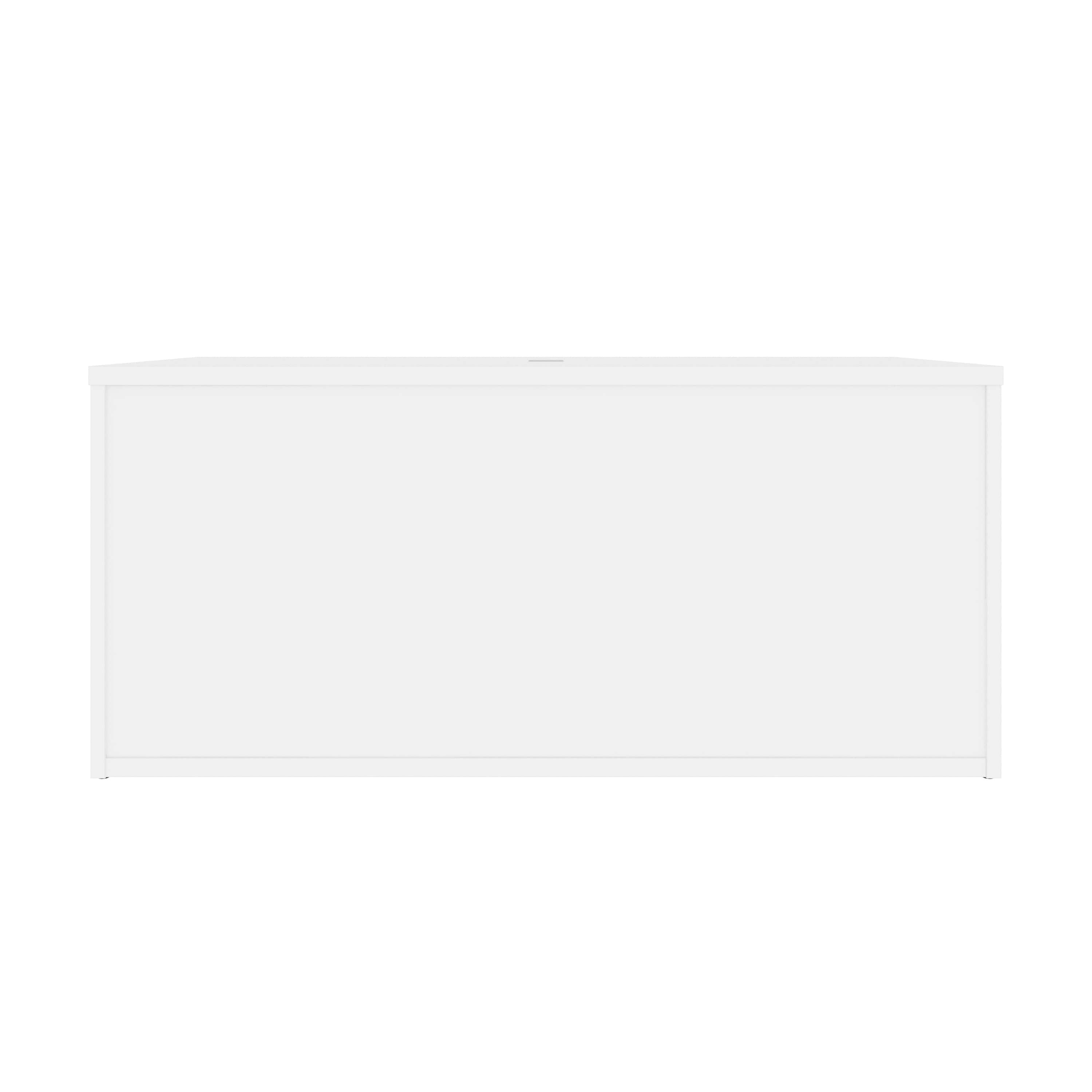 Pro Vega 47W Modern Wooden Credenza with Storage - 2 Color Options (Walnut & White) - Perfect for Living Room, Bedroom or Home Office Furniture