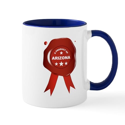 White/Navy Inside - A Product Of Arizona Mugs