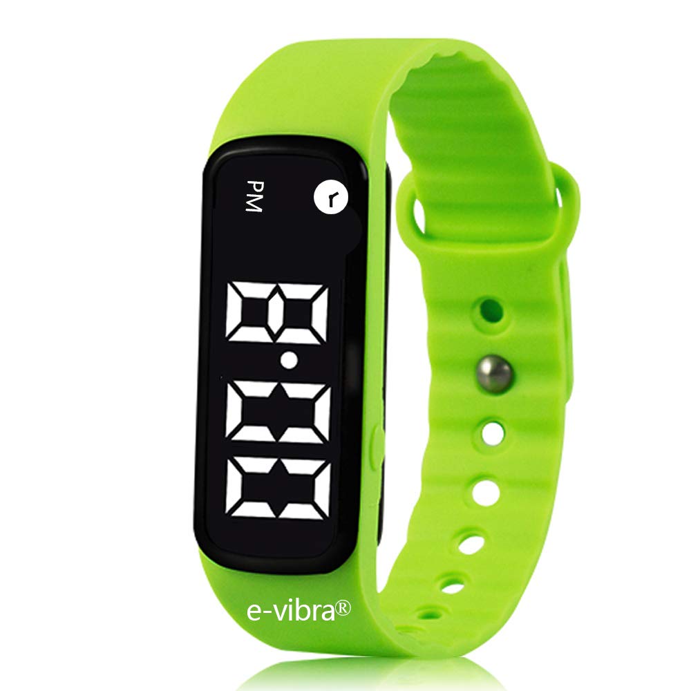 **Potty Training Watch for Kids - Silent Vibrating Alarm & Pill Reminder with Countdown Timer (Green, Small) - Perfect for Toddler Toilet Training & Medication Reminders**