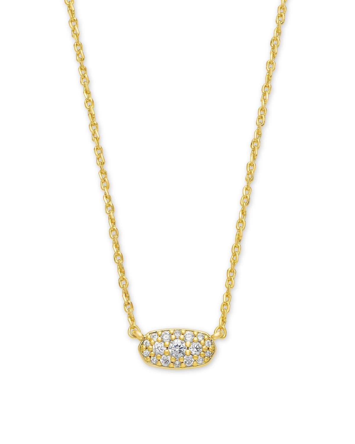 Kendra Scott Grayson Crystal Pendant Necklace - Elegant Gold/Silver Fashion Jewelry for Women | Perfect for Parties, Weddings & Everyday Wear