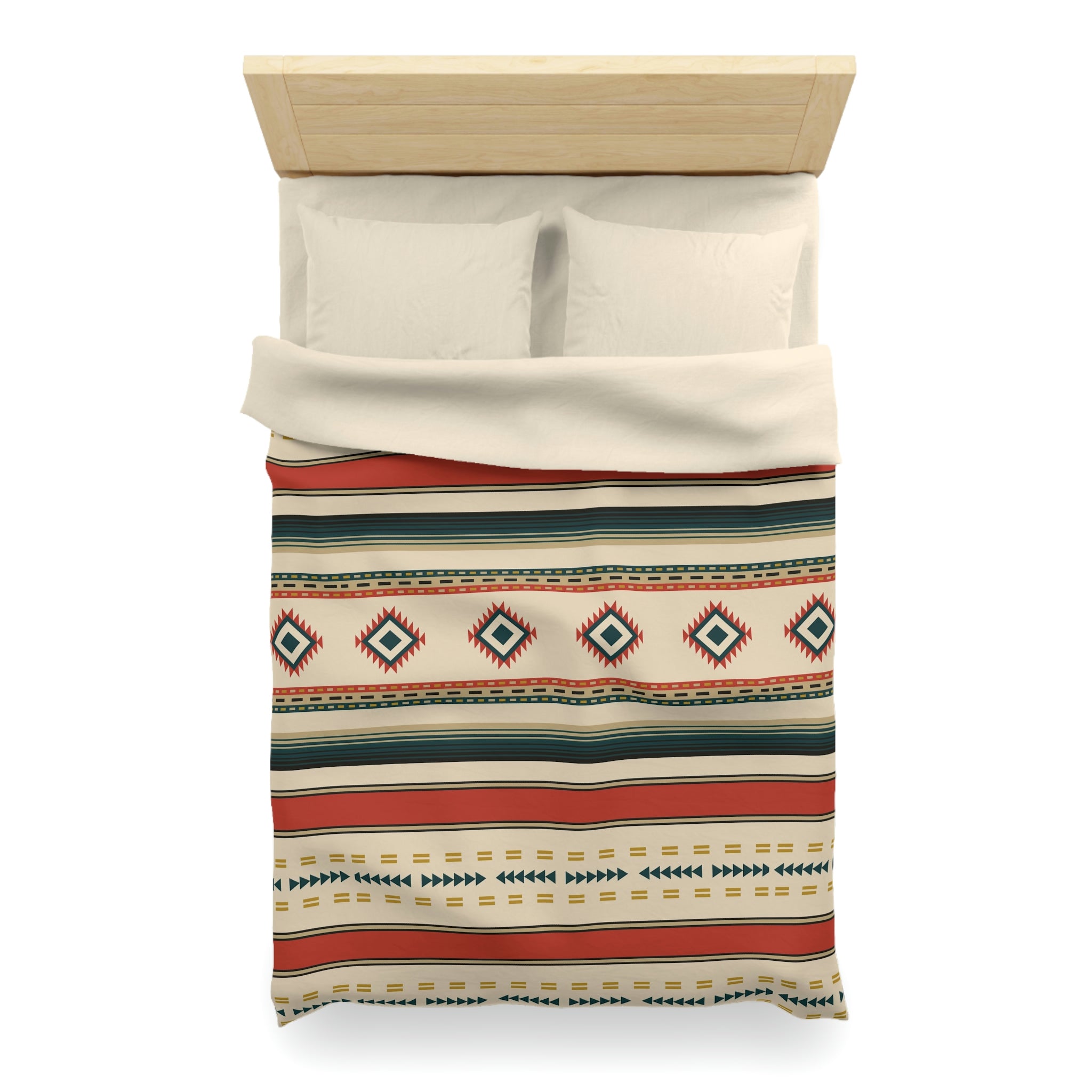 Sunrise Canyon Microfiber Duvet Cover Set - Queen & Twin Size, Soft Southwestern Farmhouse Bedding Decor for Comforters - Perfect for Guest Rooms, Master Bedrooms & Cozy Home Styling