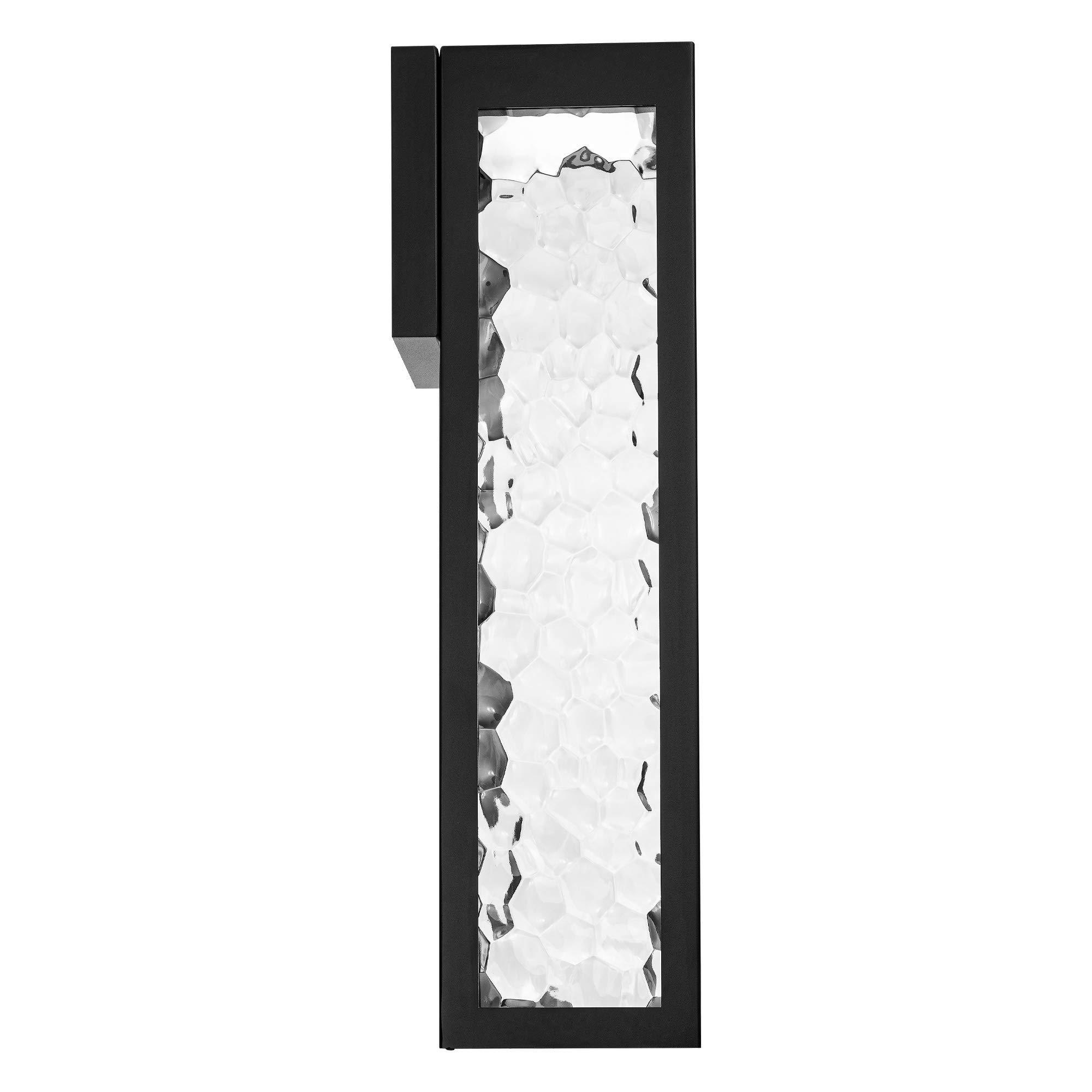 WAC Lighting DweLED Hawthorne 25 Inch LED Wall Light - Indoor/Outdoor Black Finish 3000K Warm White - Perfect for Porch, Patio, Garage & Entryway Lighting