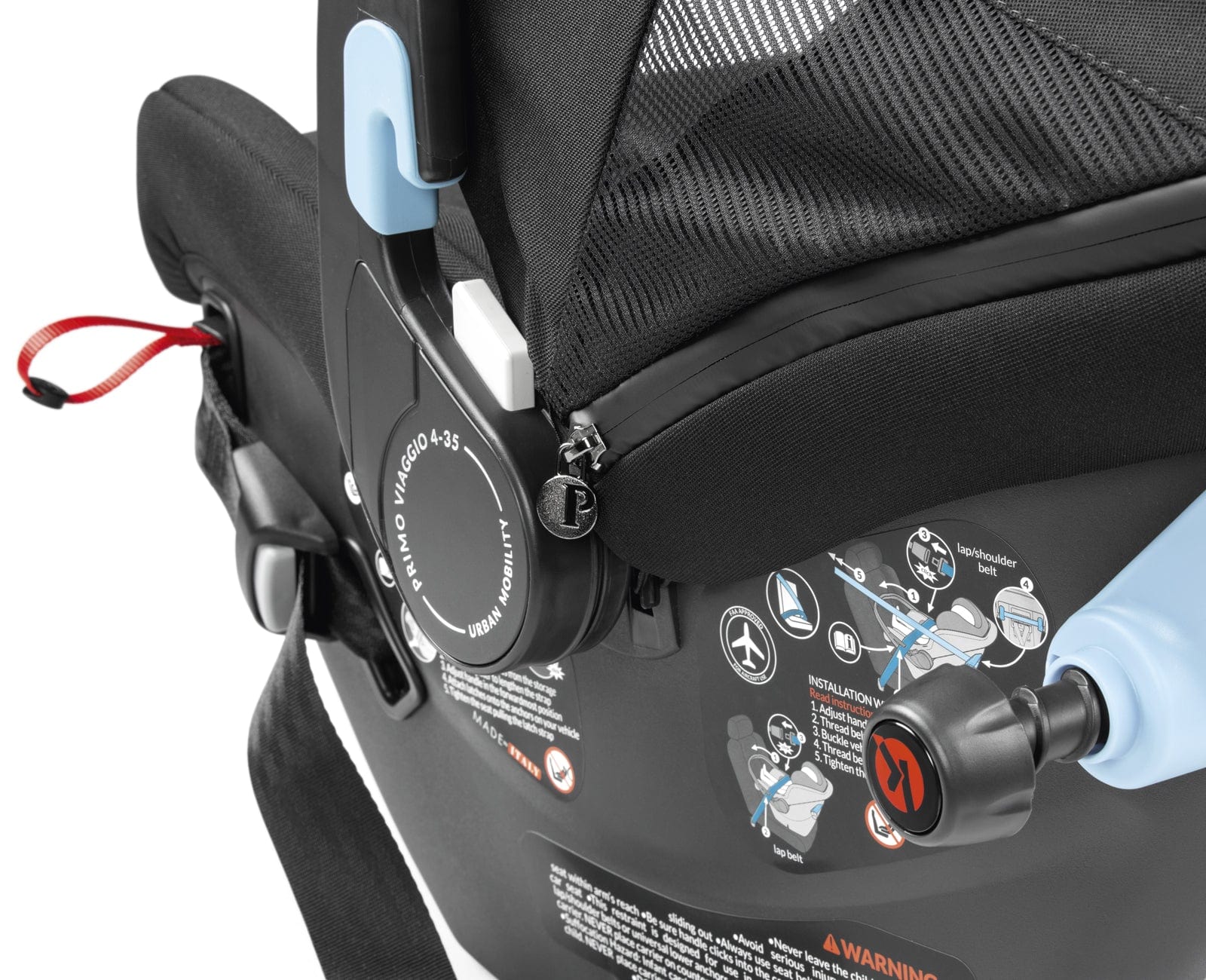 Peg Perego Primo Viaggio 4/35 Urban Mobility Infant Car Seat - Safe & Comfortable Baby Car Seat for Newborns to 35 lbs - Perfect for City Travel & Daily Commutes