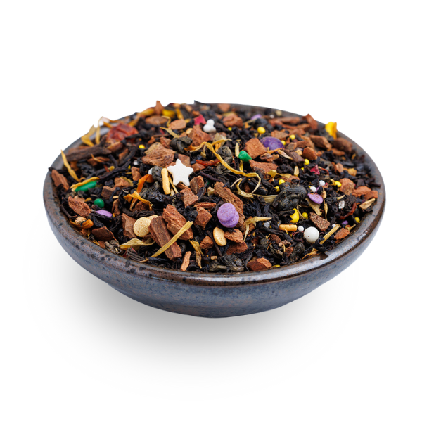 Premium King Cake Black Tea - Rich & Aromatic Loose Leaf Tea for Baking, Gifting & Relaxation - Perfect for Mardi Gras Celebrations & Afternoon Tea Time
