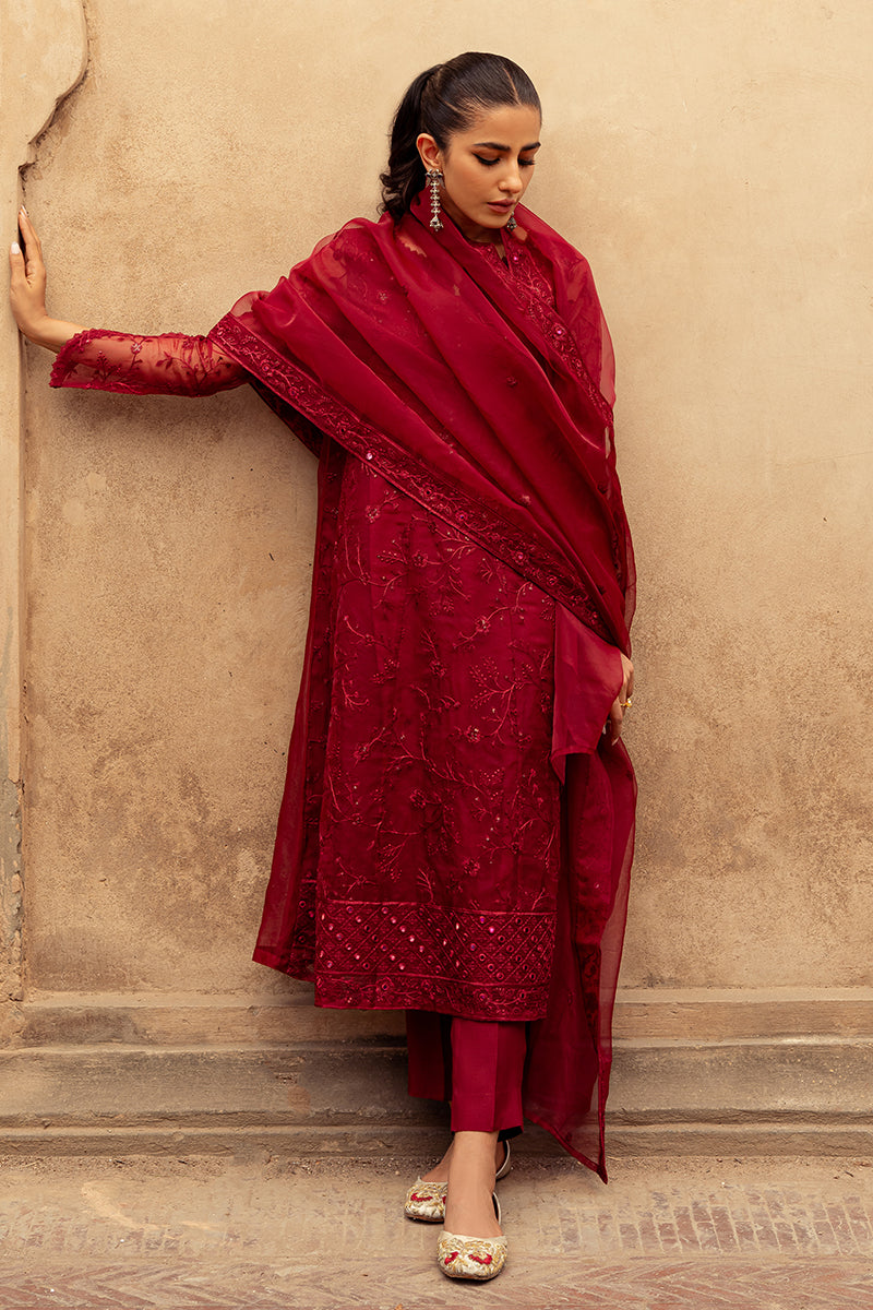 MAHTAB 2 Piece Indian Ethnic Wear Set (Shirt & Dupatta) for Women - Traditional Kurta & Scarf Outfit for Festivals, Weddings & Special Occasions