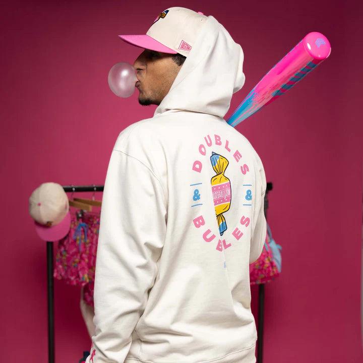 Baseballism Doubles and Bubbles Hoodie - Comfortable Baseball-Inspired Pullover for Men & Women - Perfect for Game Day, Casual Wear & Lounge