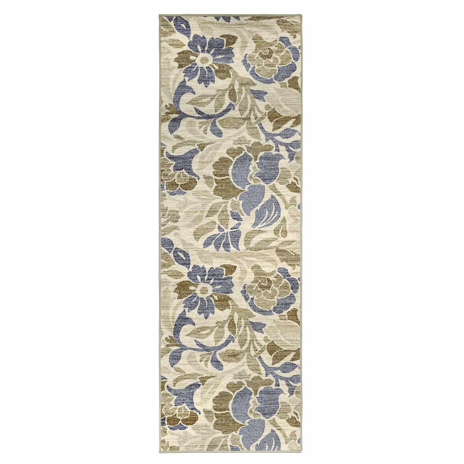 Roselyn Classic Floral Indoor Area Rug - Non-Slip Soft Living Room Carpet, Bedroom Runner Rug for Home Decor - Perfect for Hallway, Dining Room & Cozy Spaces
