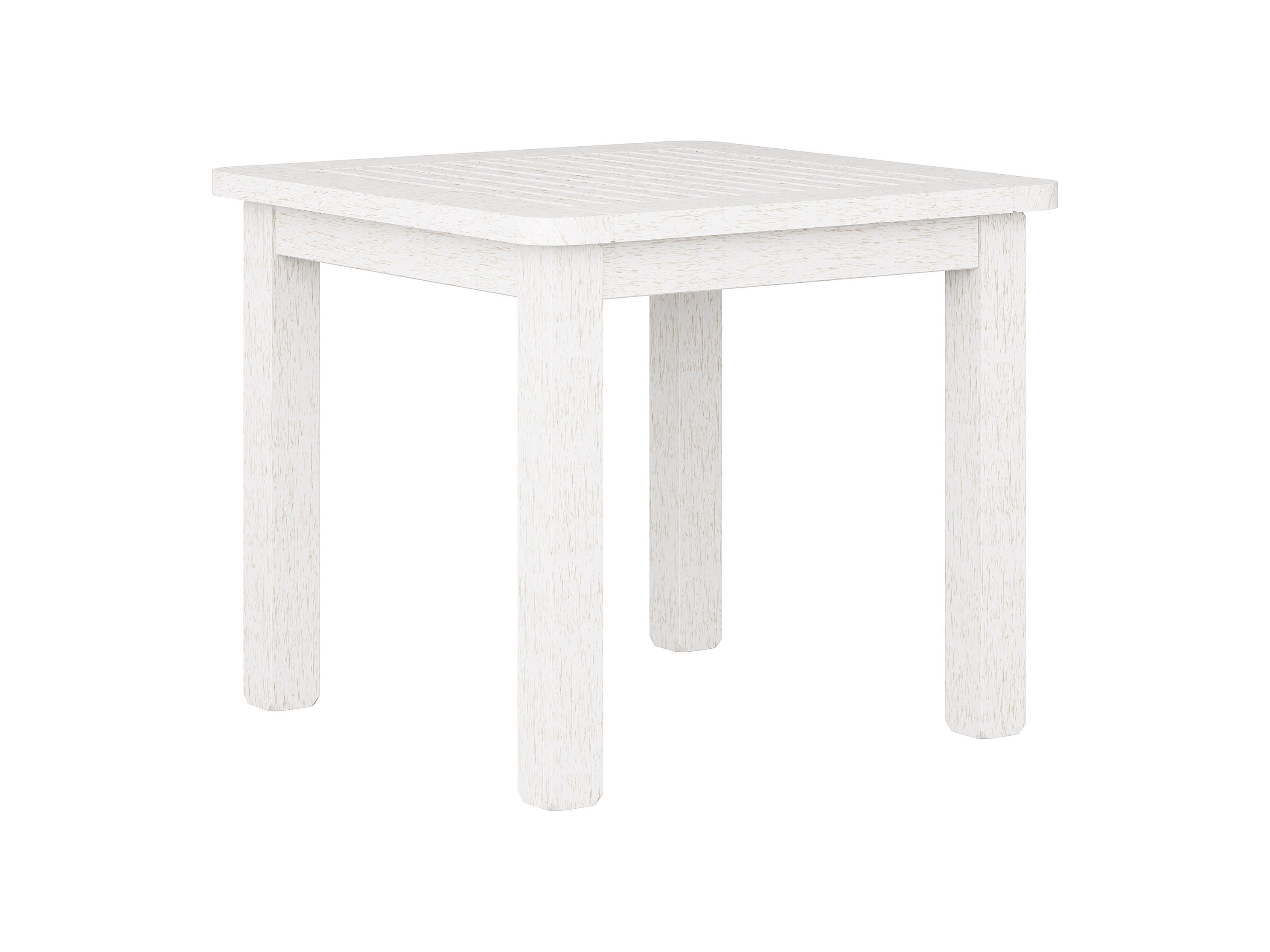 Premium Teak Hardwood Outdoor Side Table - Weather-Resistant & Durable Patio Furniture for Garden, Poolside, Deck, and Balcony Use