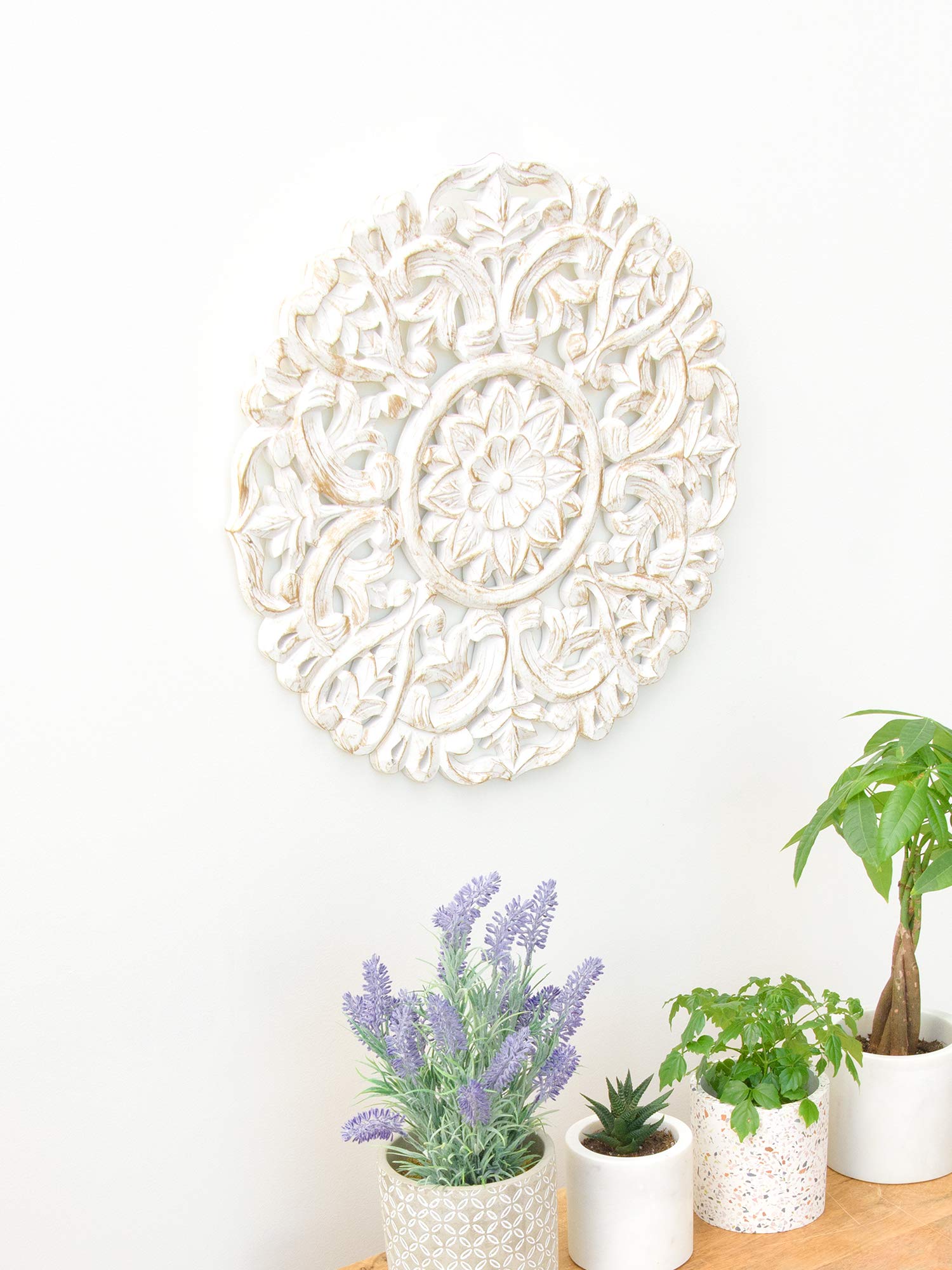 Best Round Decorative Wall Panel for Home Decor - Stylish 3D Wall Art for Living Room, Bedroom & Office Interior Design