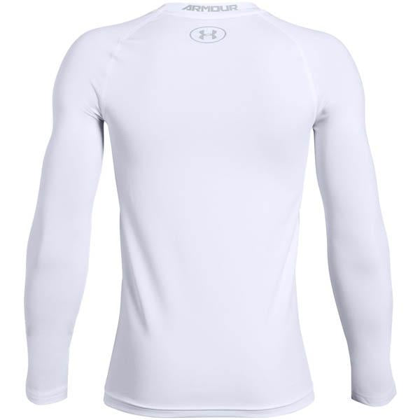 Boys' HeatGear Armor Long Sleeve Shirt - Moisture Wicking, UPF Protection & Breathable Athletic Top for Sports & Outdoor Activities