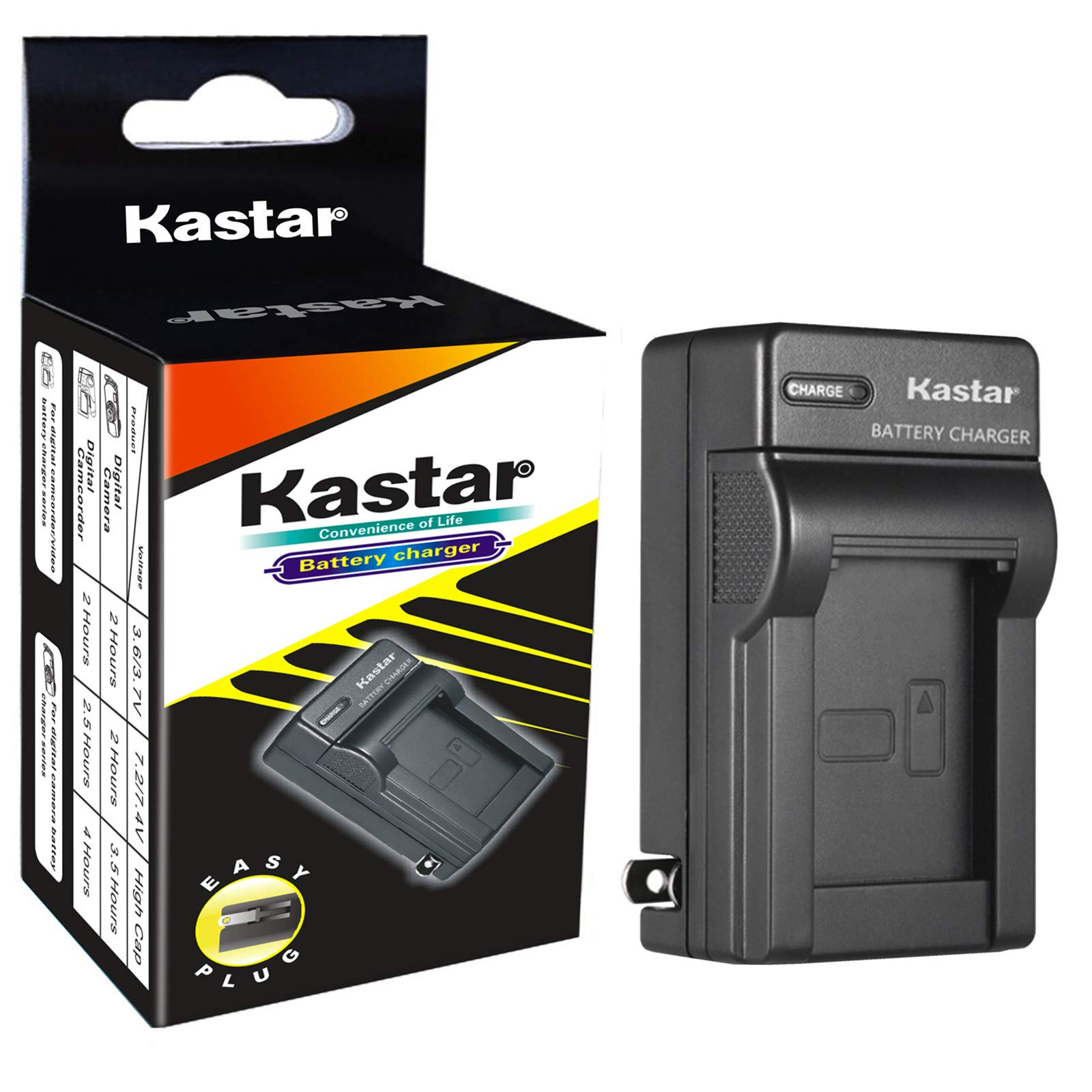 Kastar Replacement Battery Charger for Canon BP-110 & VIXIA HF R20/R21/R200/R26/R28/R206/XF105 Cameras - Perfect for Travel Vlogging & Outdoor Filming